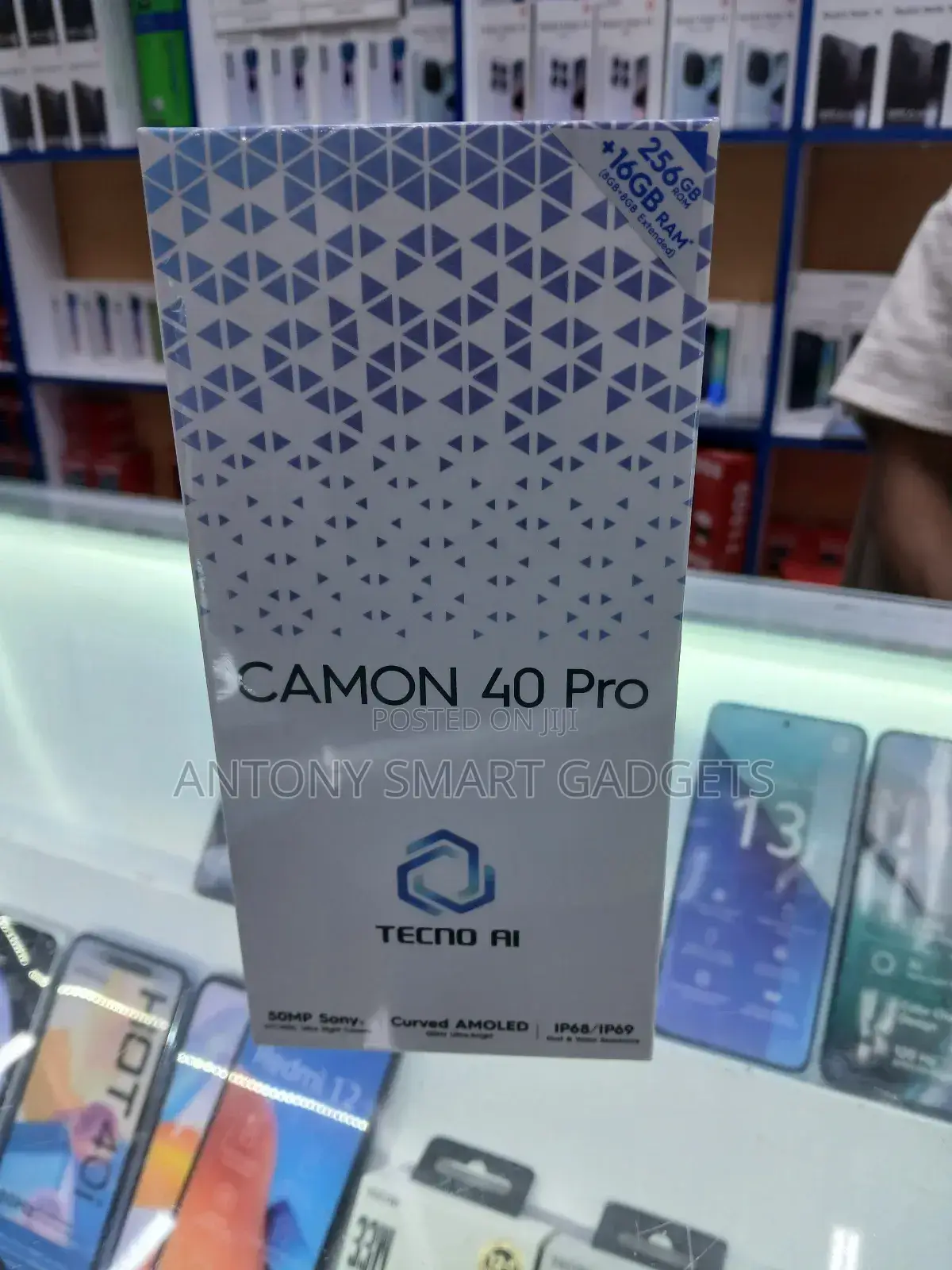 New Tecno Camon 40 Pro 256 GB Blue