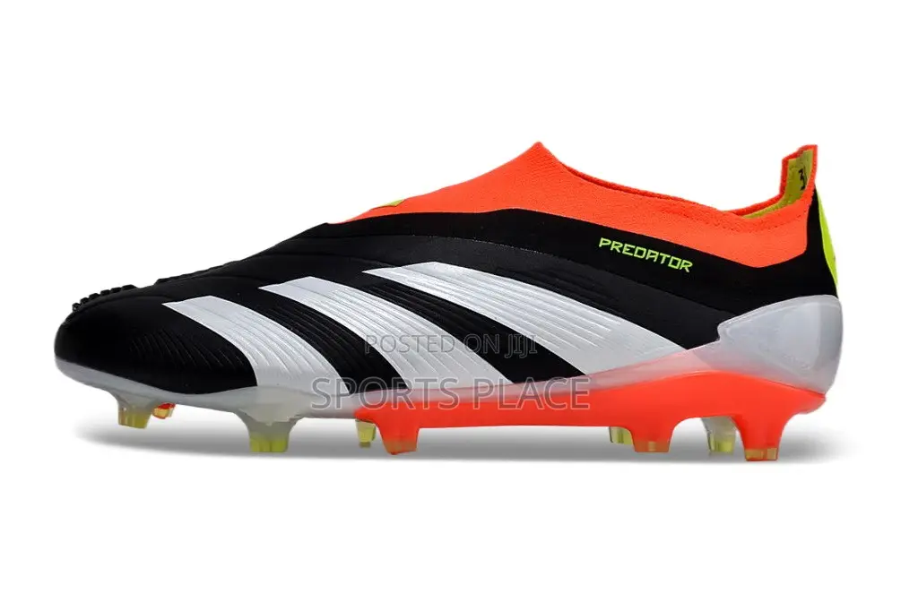 Predator Elite Laceless Fg Solar Red Football Boots