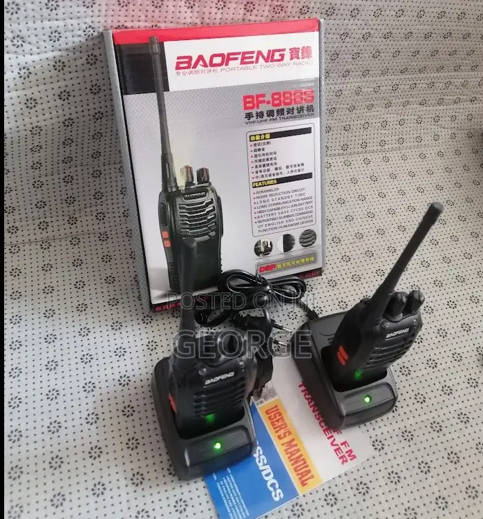 Affordable Baofeng Bf-888s 2 Walkie-Talkie, Rechargeable