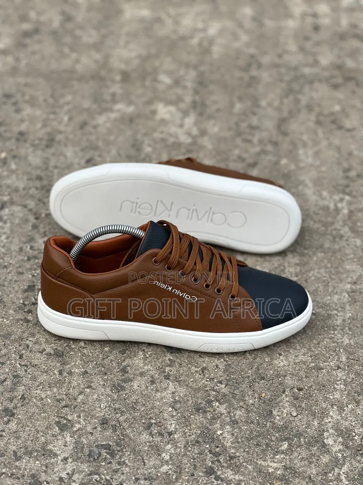 Brown Calvin Klein Smart Casual Sneakers