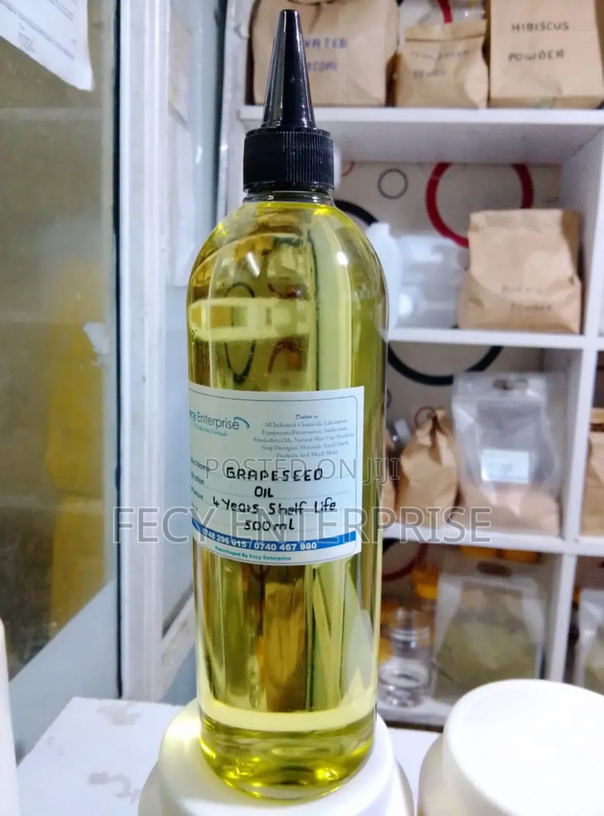 Grapeseed Oil – (100% Natural Cold-Pressed) Pure Organic Carrier Oil