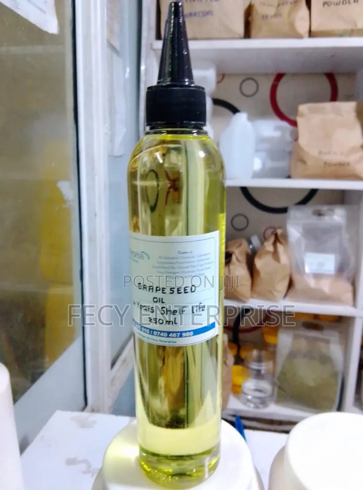 Grapeseed Oil – (100% Natural Cold-Pressed) Pure Organic Carrier Oil