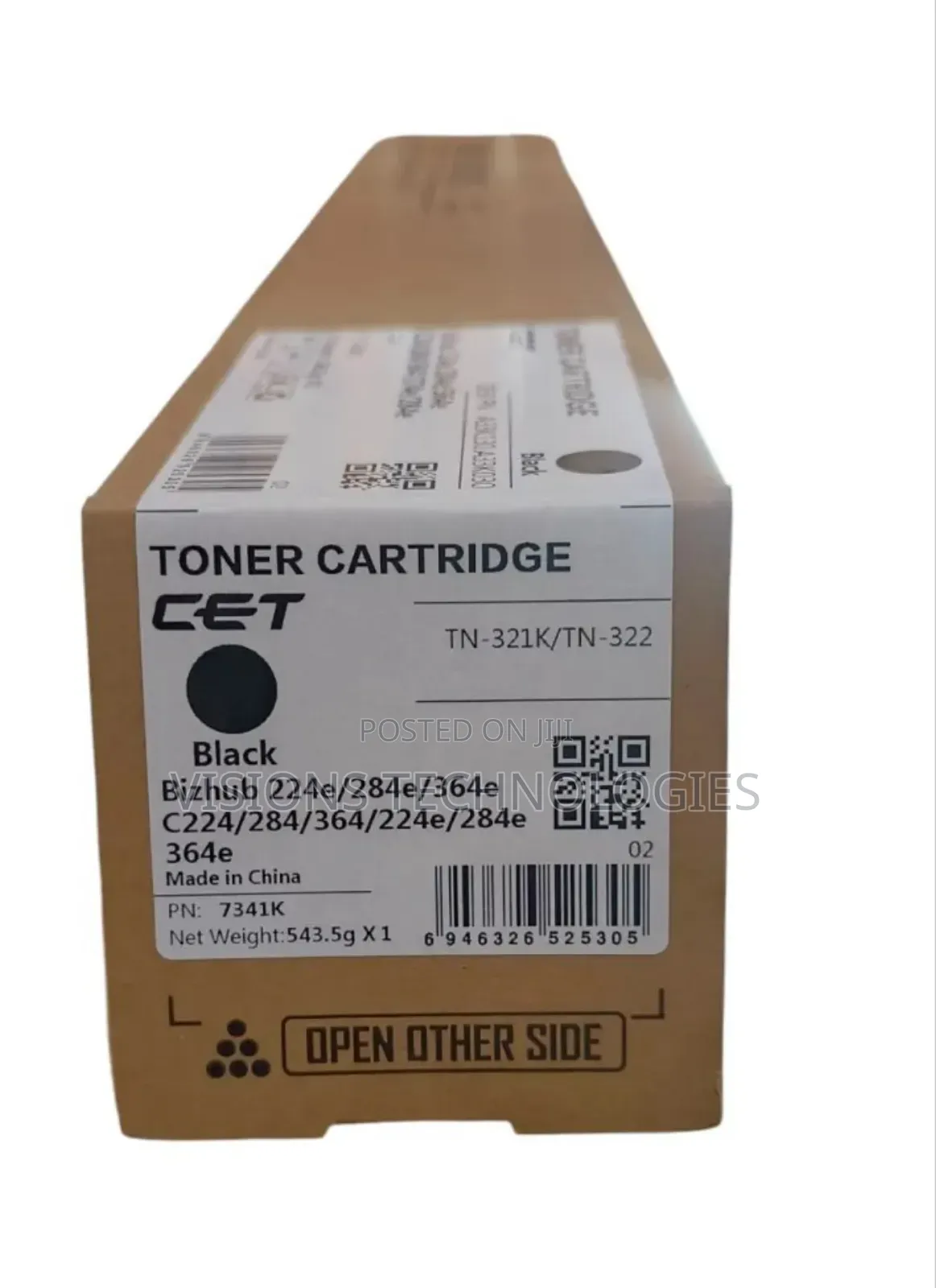 Konica C364e Black Cet Toner(Tn321 K)