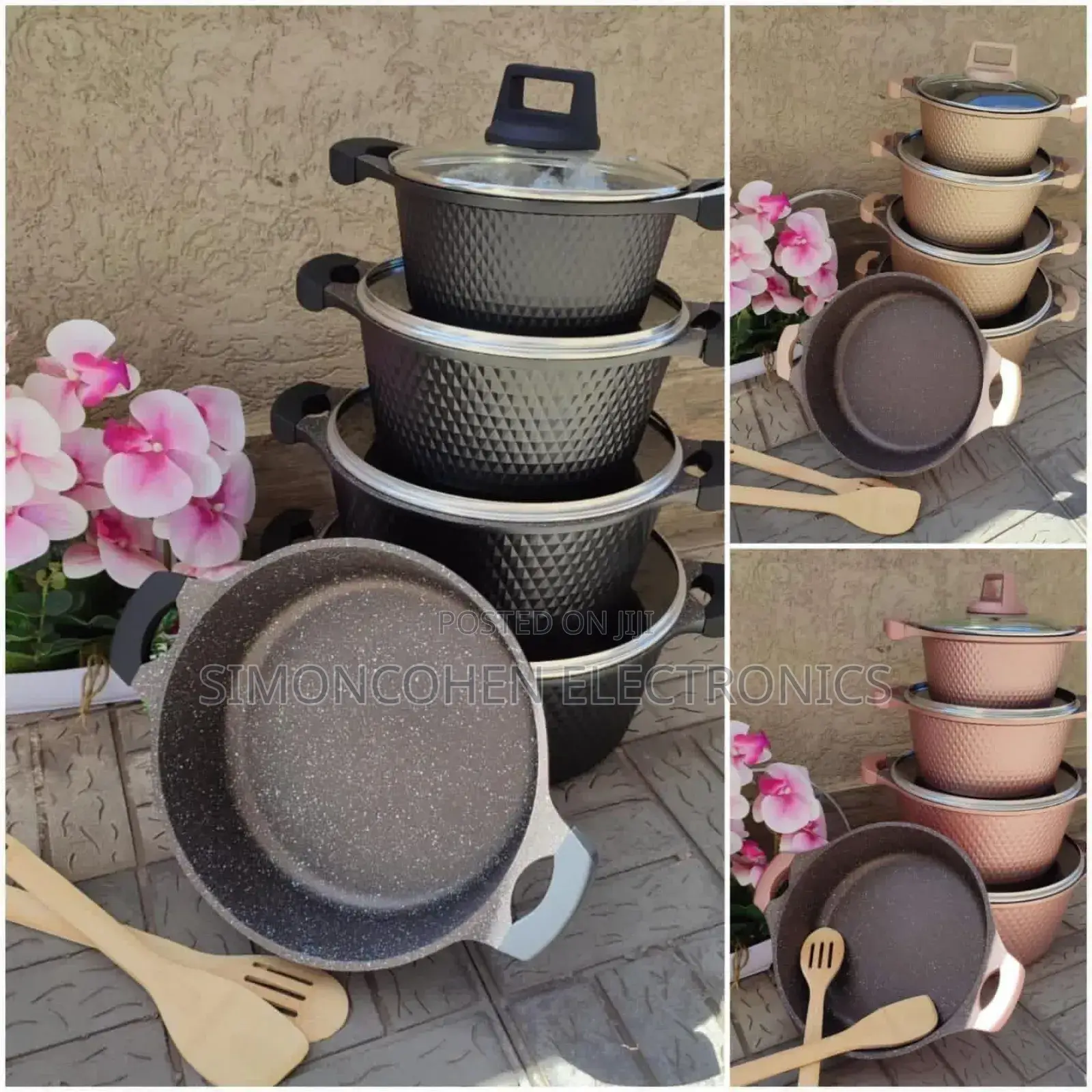 12pcs Unique Cookware Set