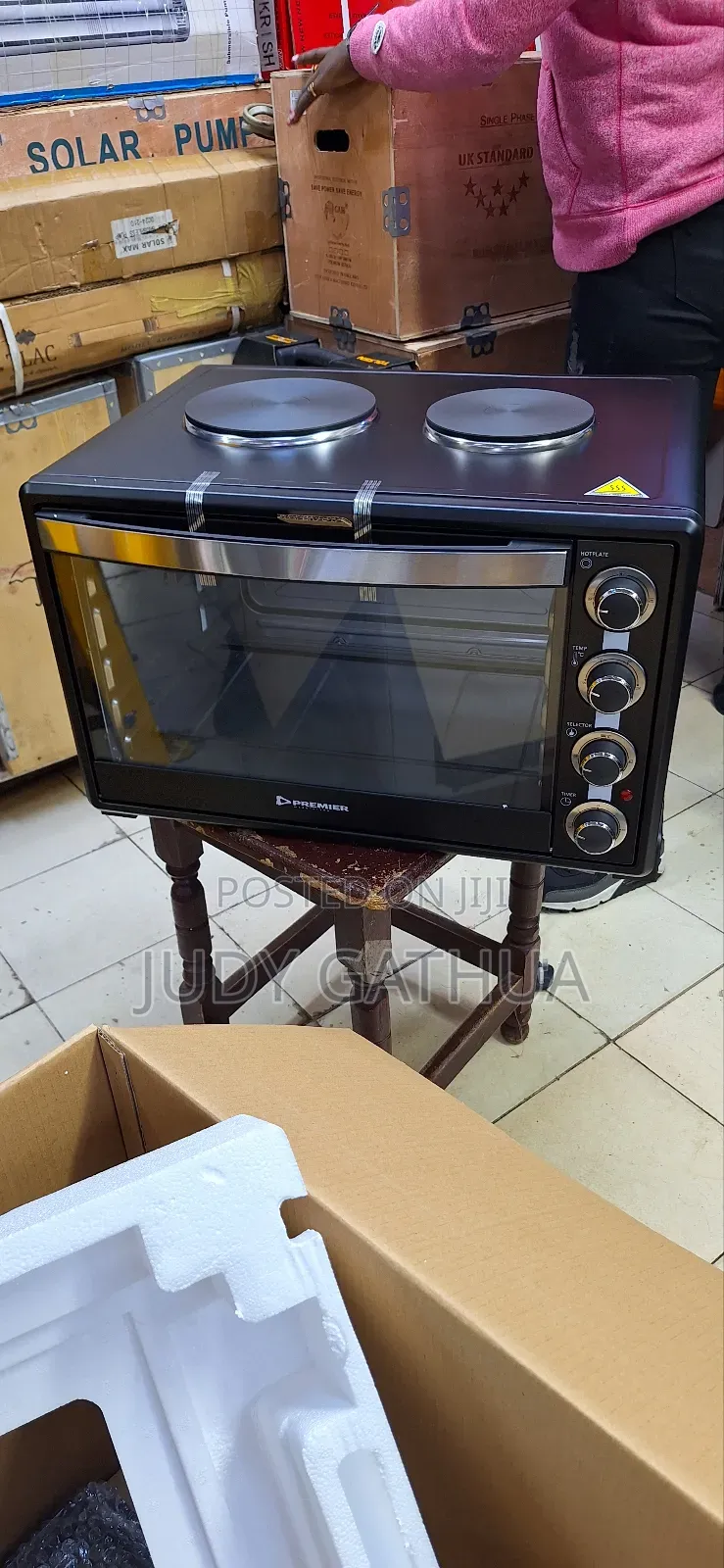 20l Oven With 2 Electric Plate