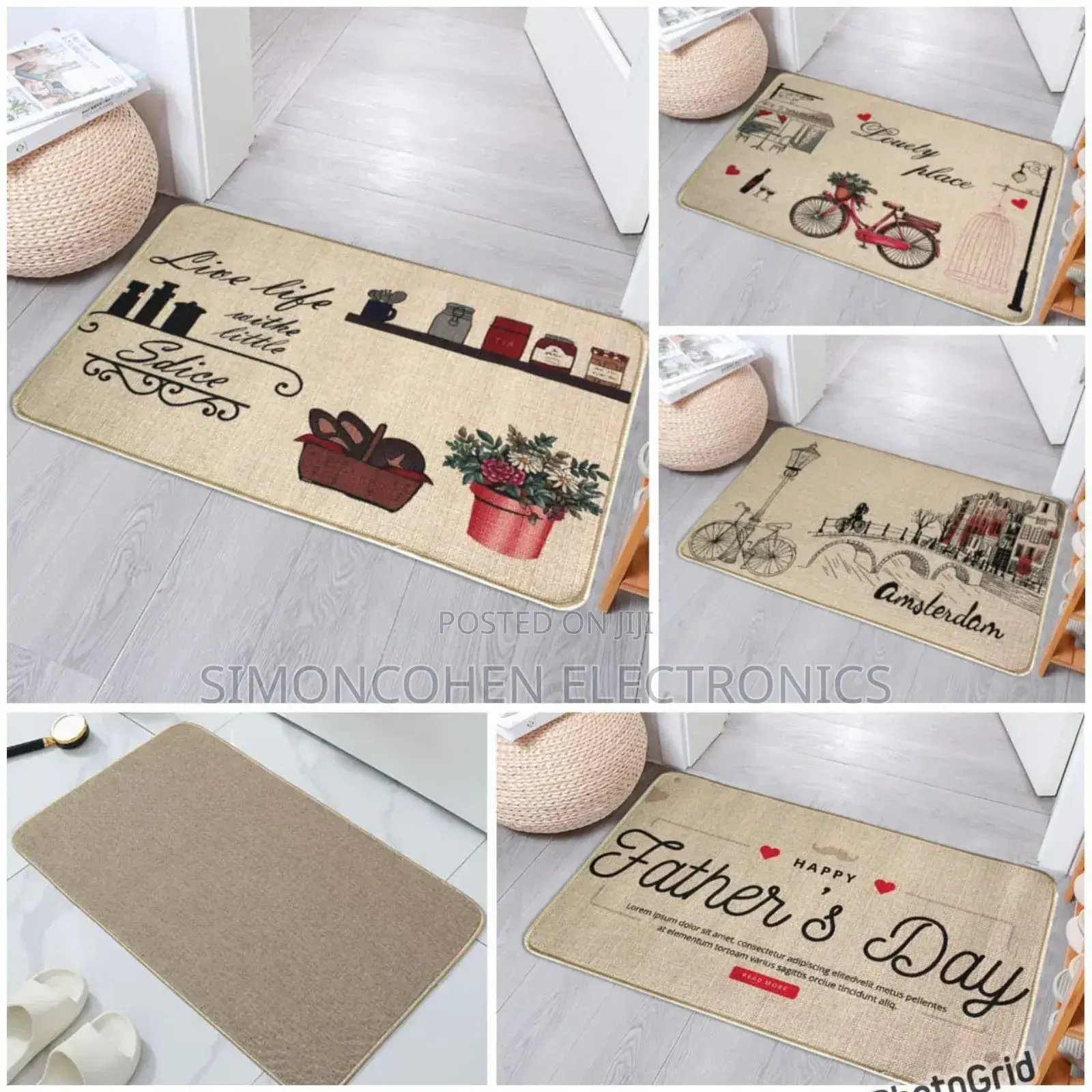 Rubber Bottom Entry Door Mats