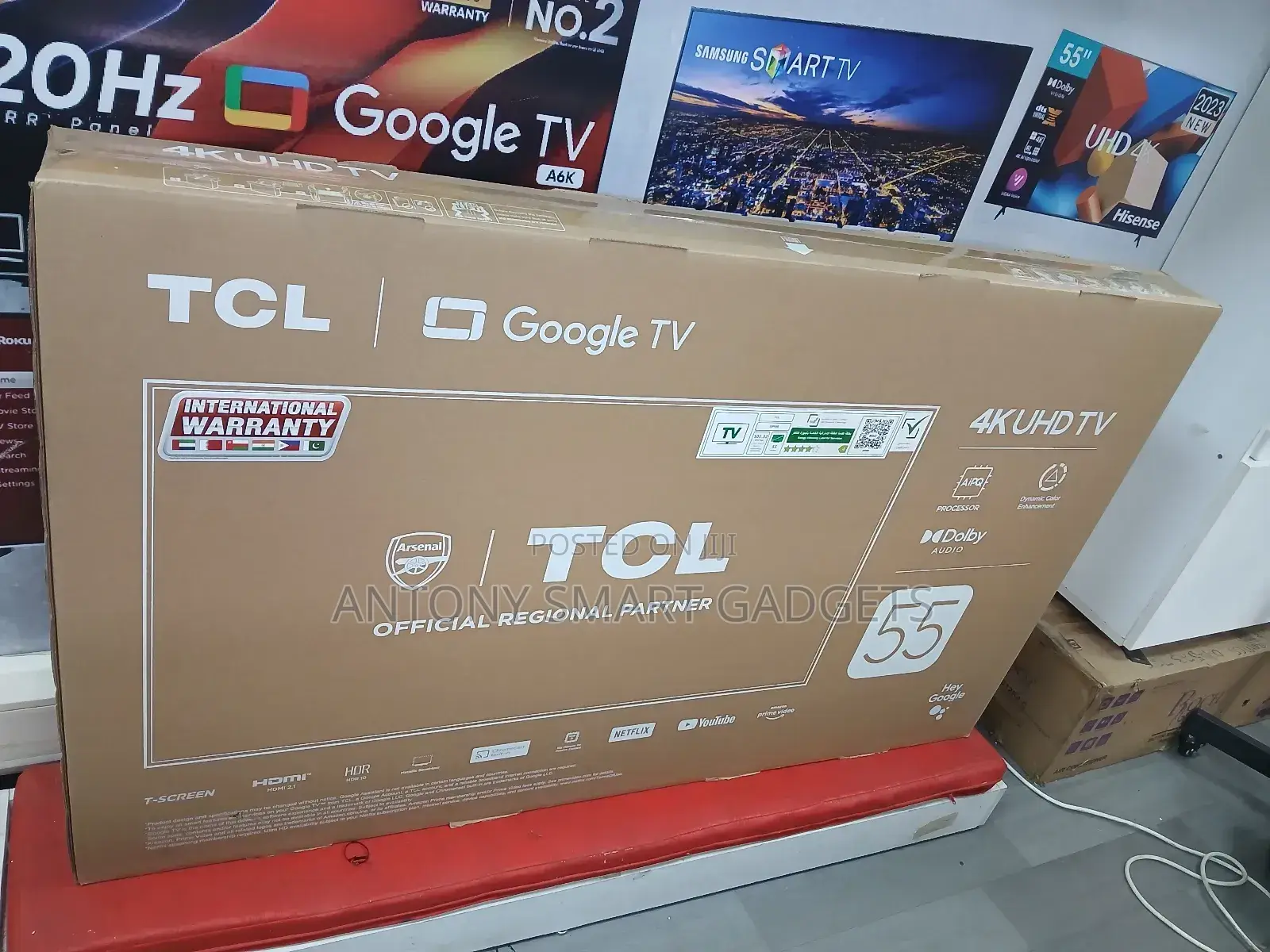 TCL 55 Inch Uhd Google Tv - 55p69b (2024 Model)