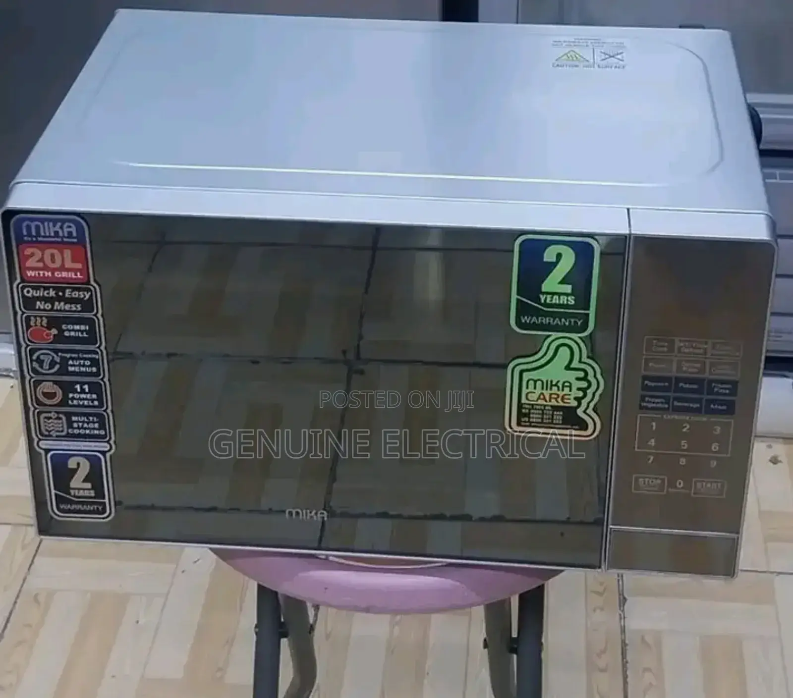 Microwave With Grill Mika Microwave Oven Grill 20ltrs Silver
