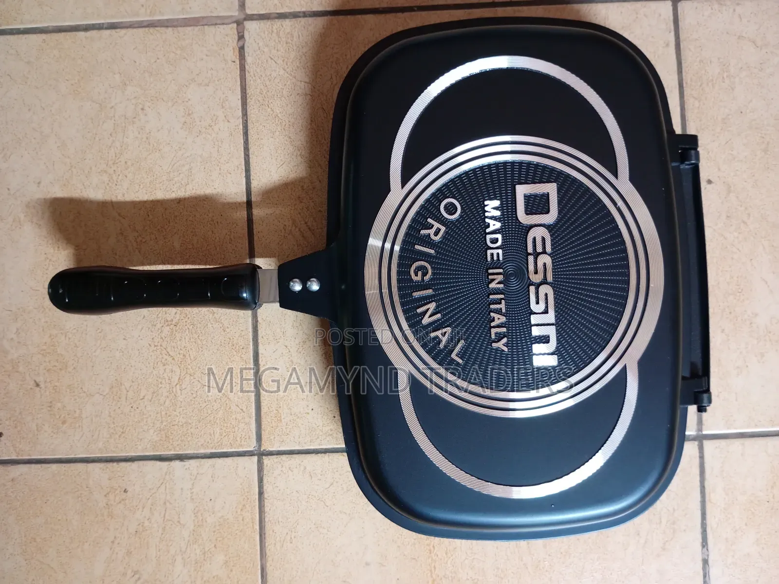 36cm Dessini Double Grill Pan/Die Casting Pan