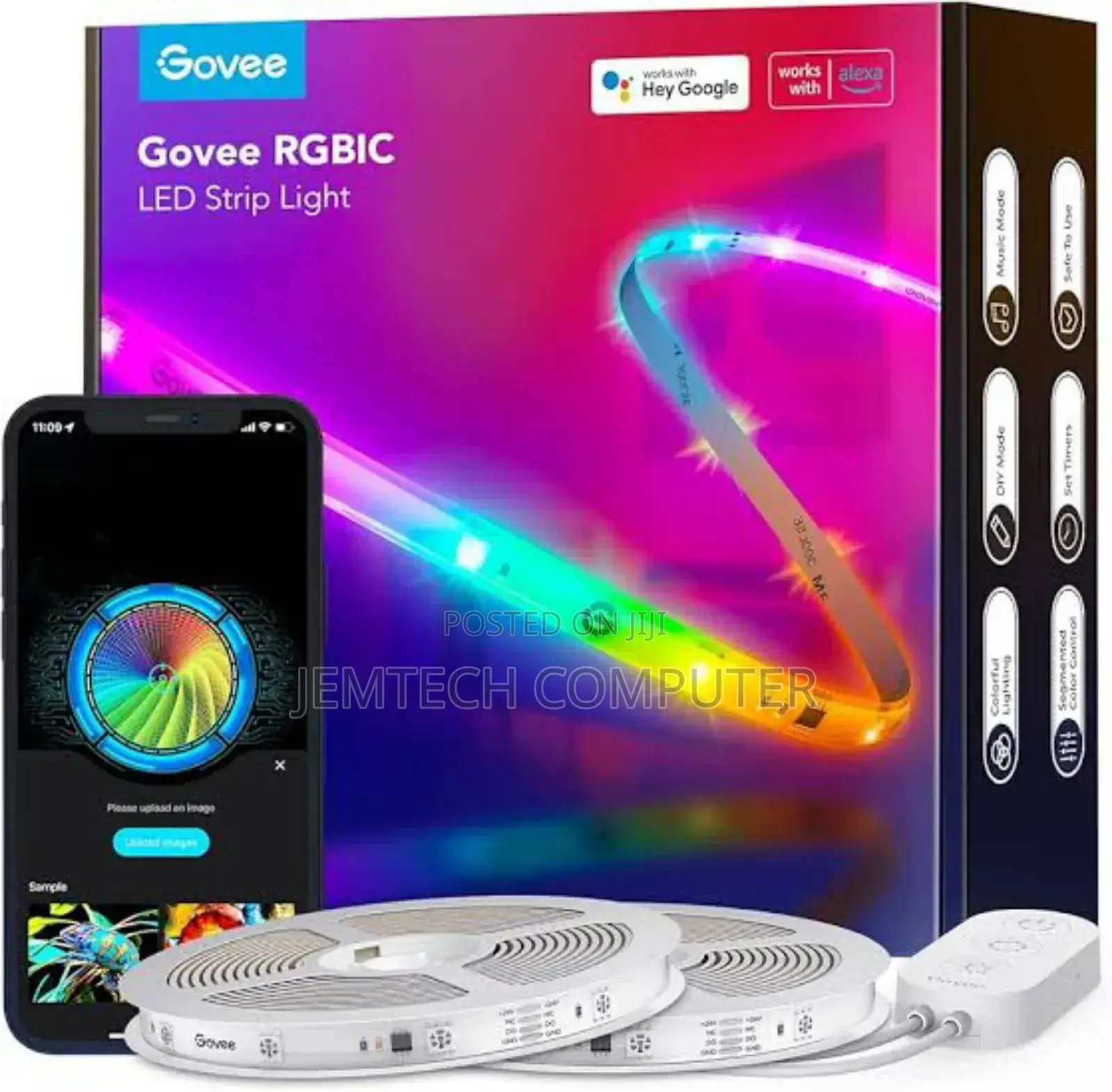 Govee – Wi-Fi Rgbic Led Strip Light (3m)