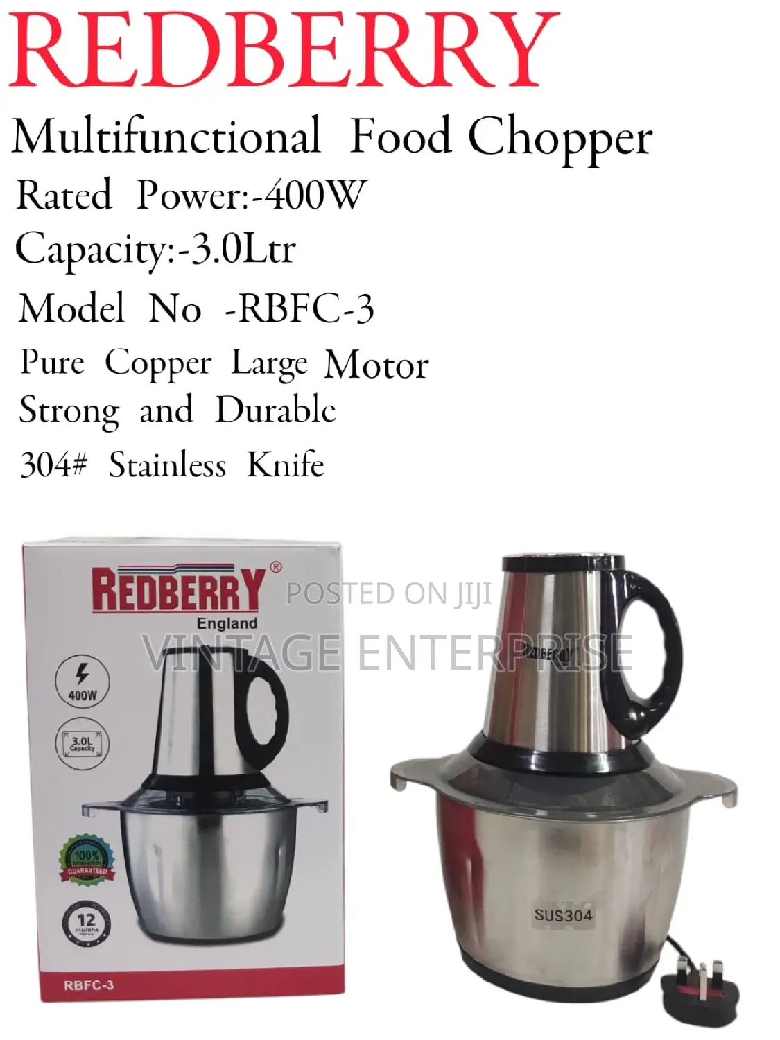Redberry Food Chopper