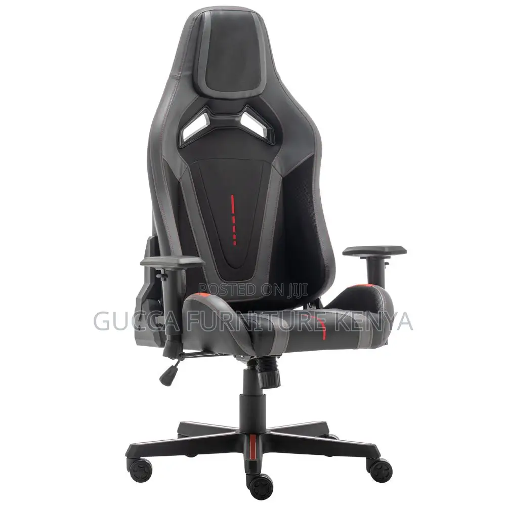 Office Chairs: Leather Office Home Gamer Adjustable Chair
