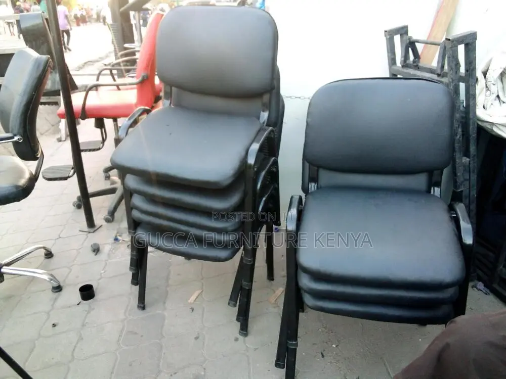 Office Chairs: Simple Low Back Conference Room Chair-Strong