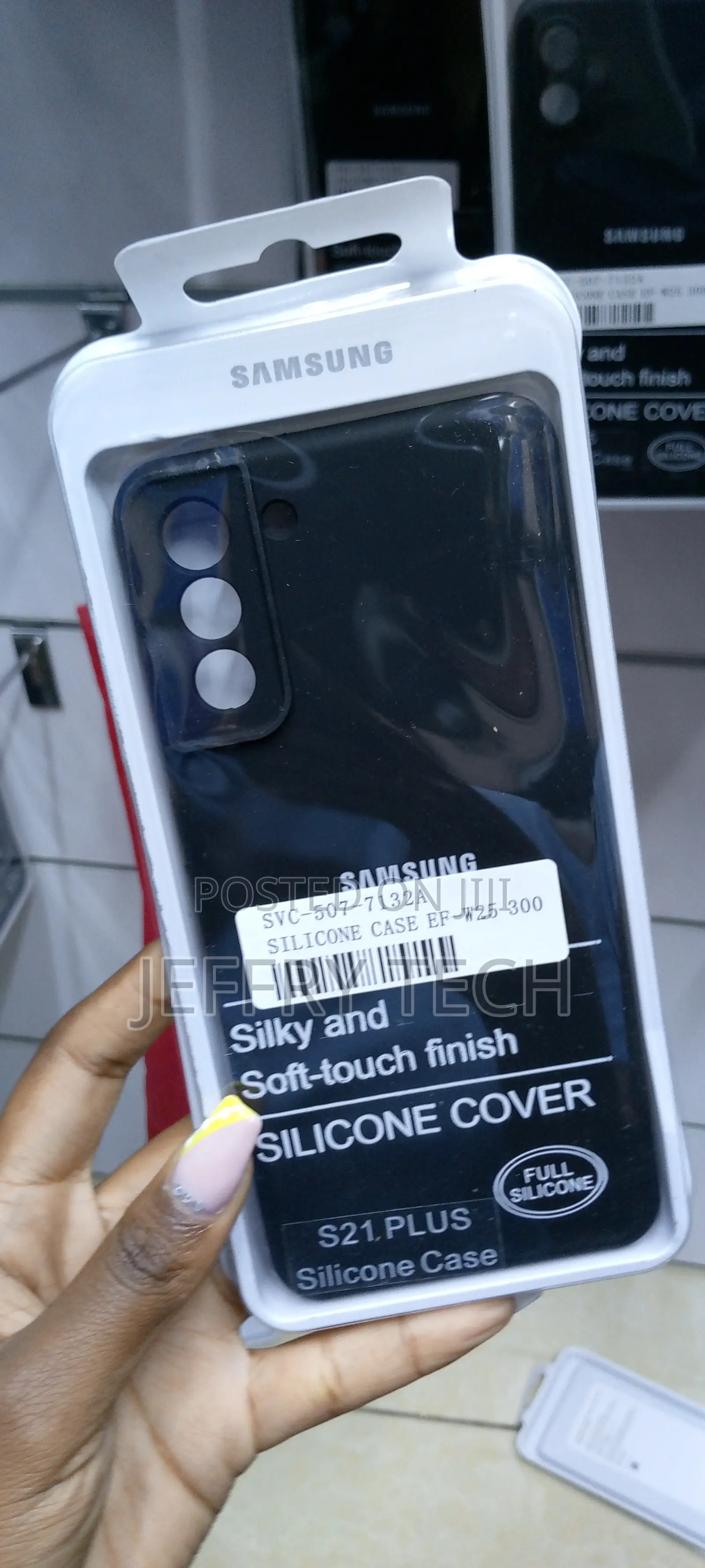 Samsung Galaxy S21+ Silicone Cover Original Shockproof