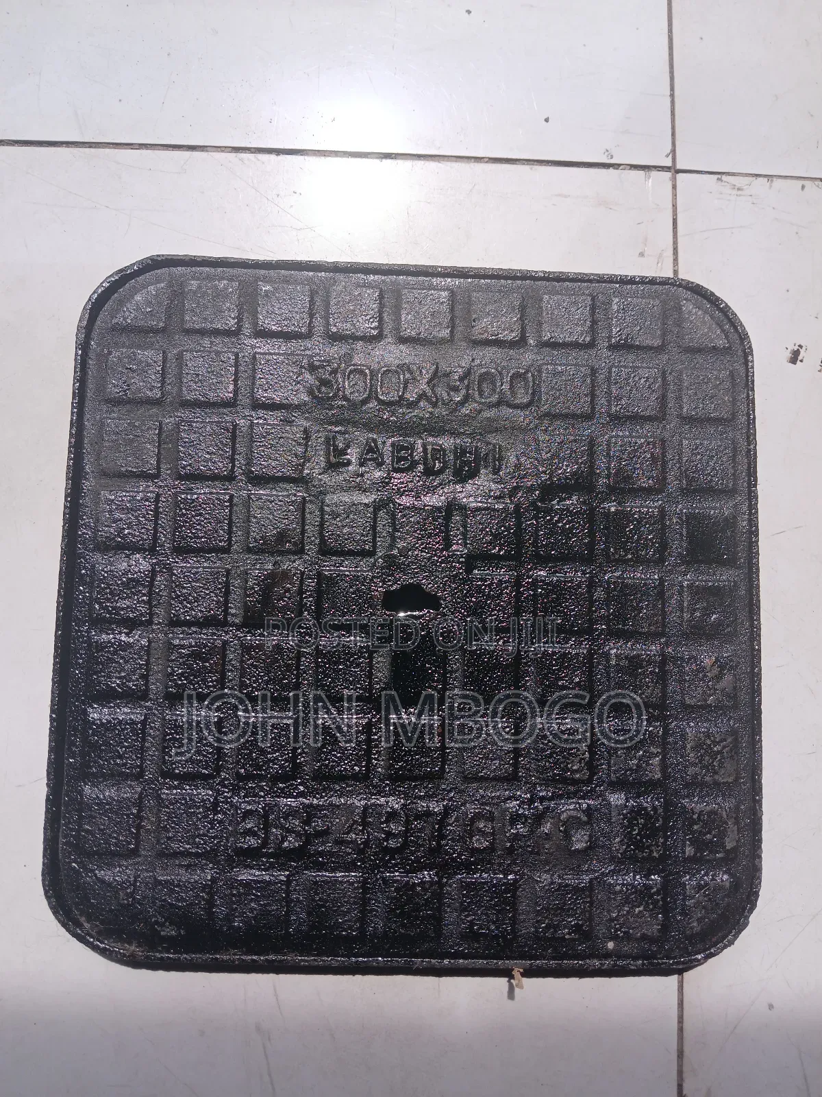 12" Cast Iron Manhole Cover.