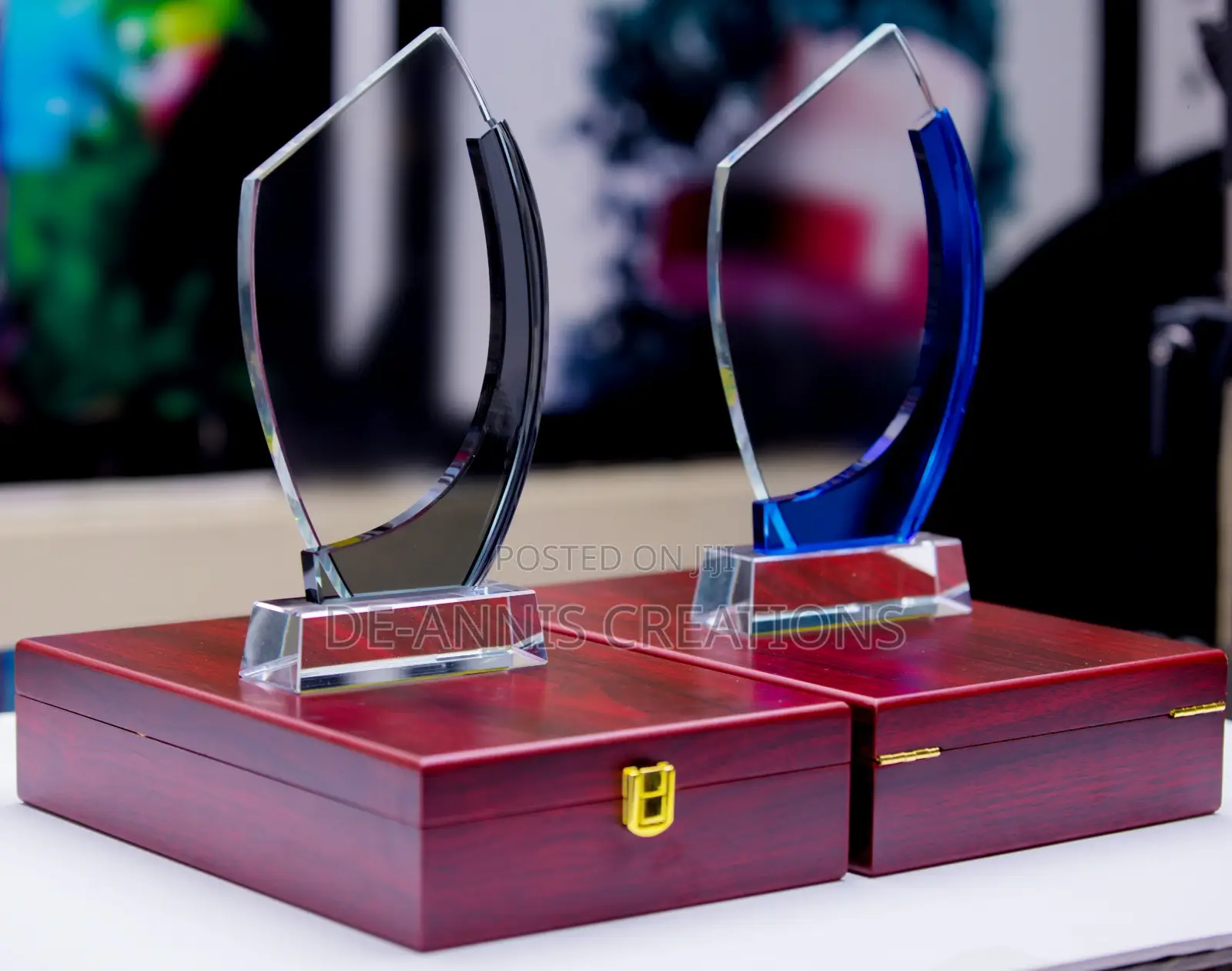 Plaque Award With Wooden Box