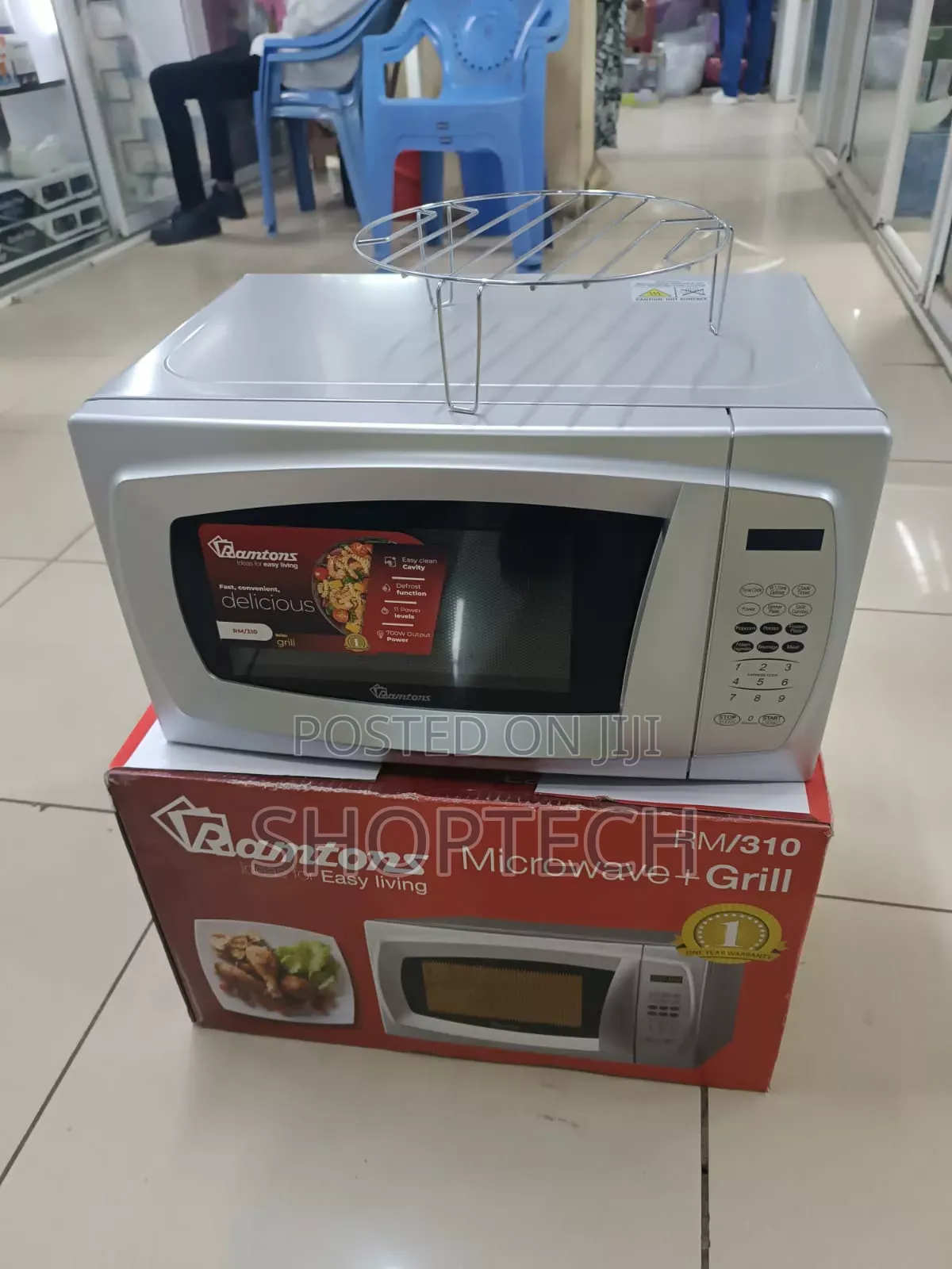 Ramtons Microwave Digital 20l With Grill Rm/310*