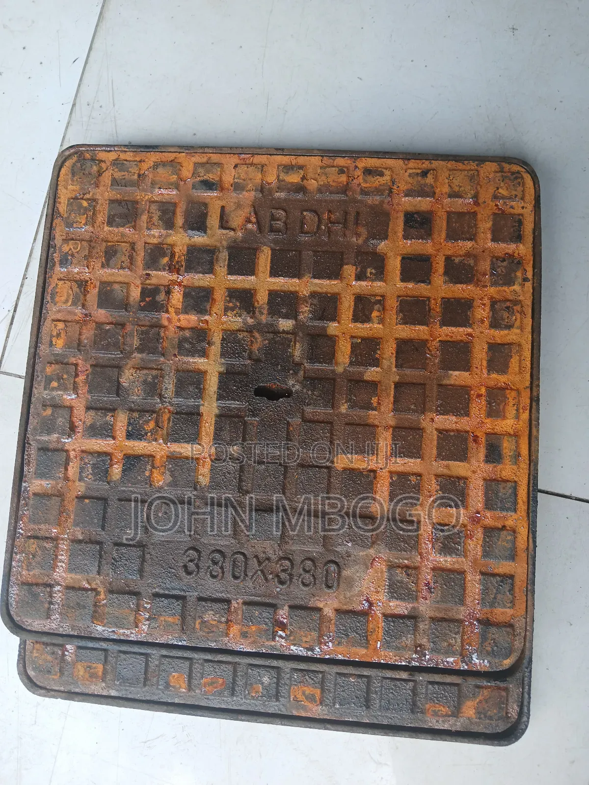 Cast Iron Manhole Cover 15"