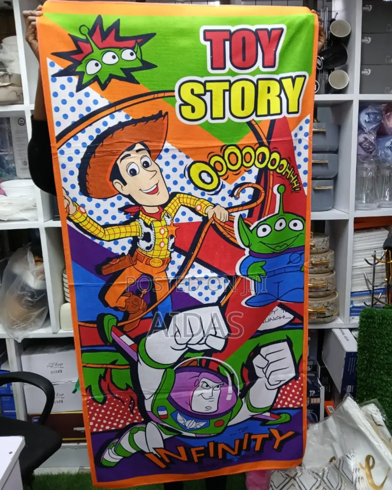 Cartoon Themed Kids Towel