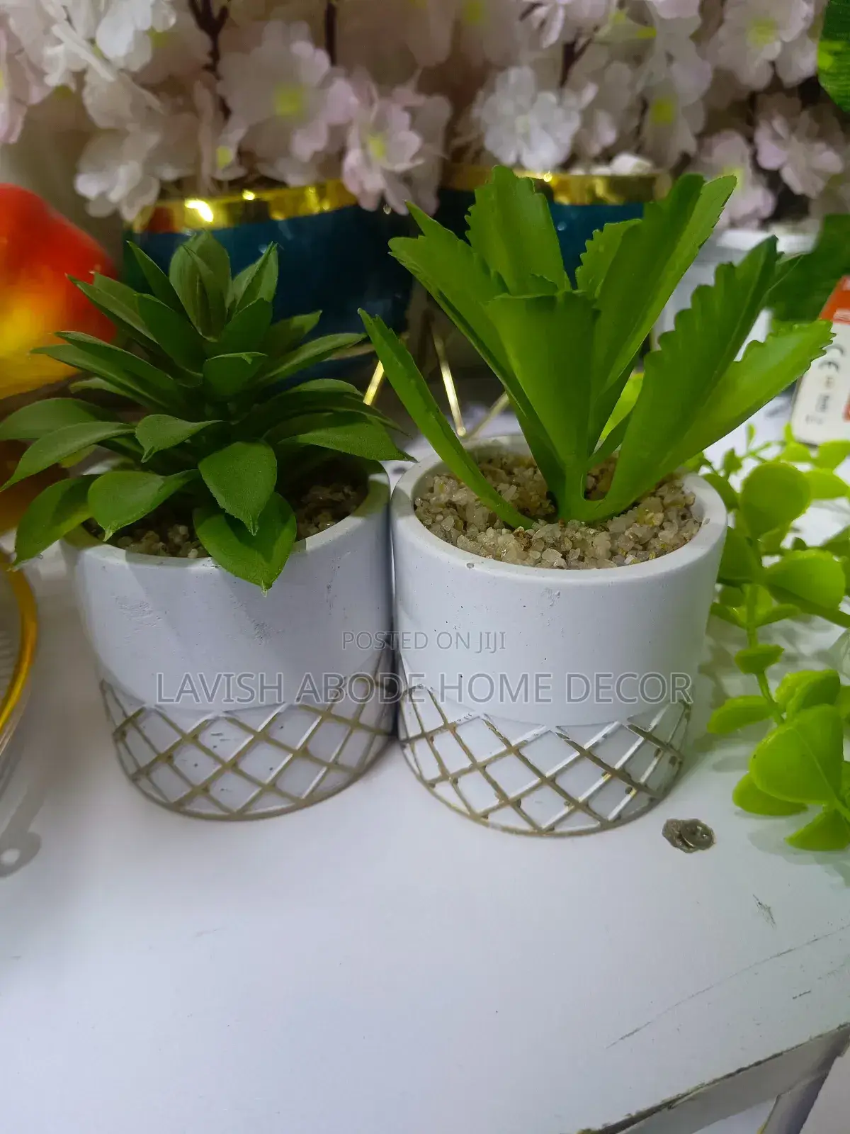 Ceramic Artificial Succulents