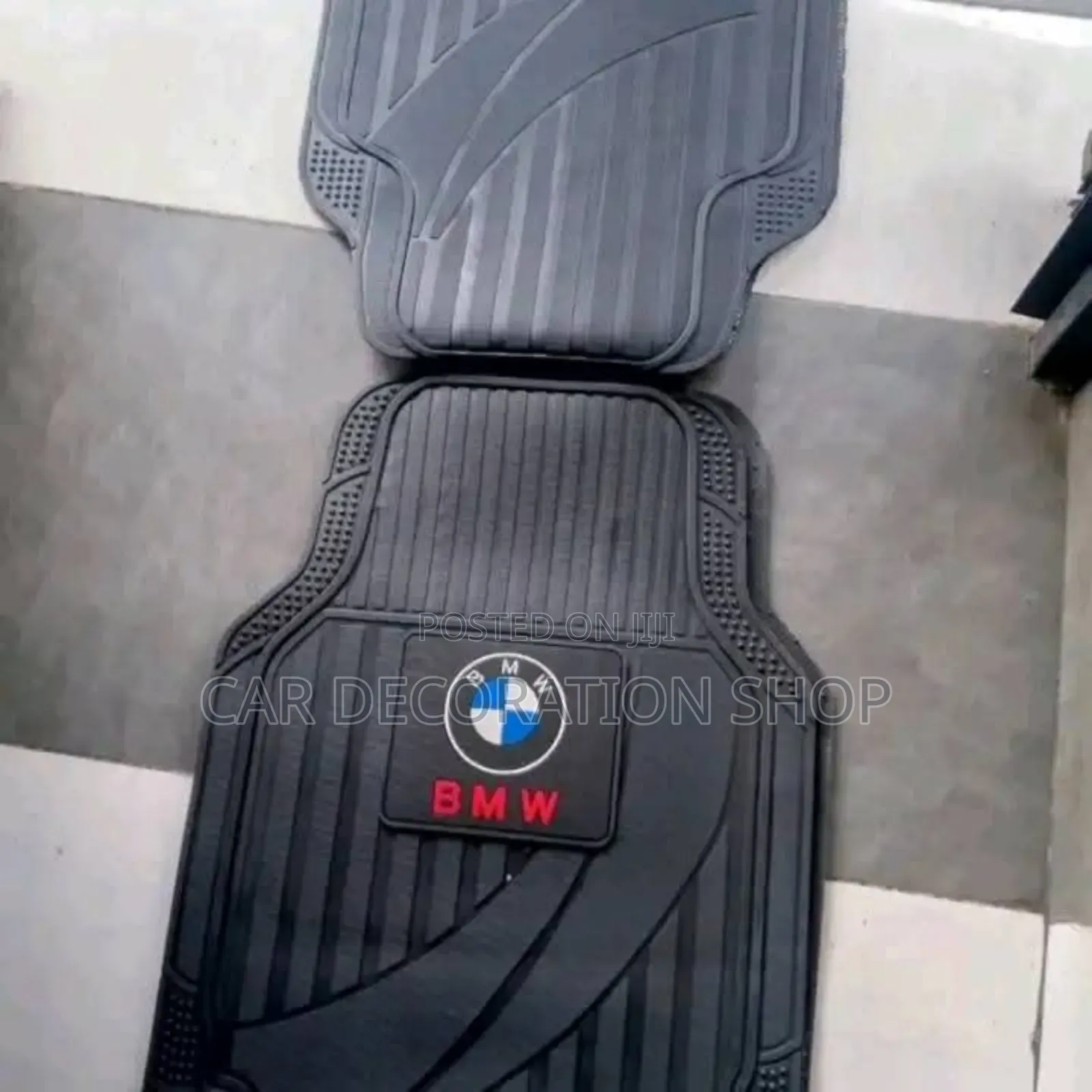 Black BMW Carpet Rubber Mats 5pc