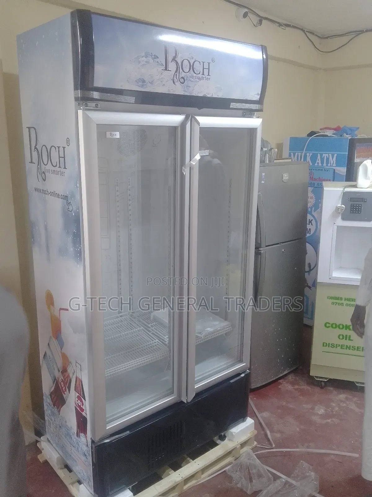 Roch Vertical Showcase Double Door Fridge Rsf-510