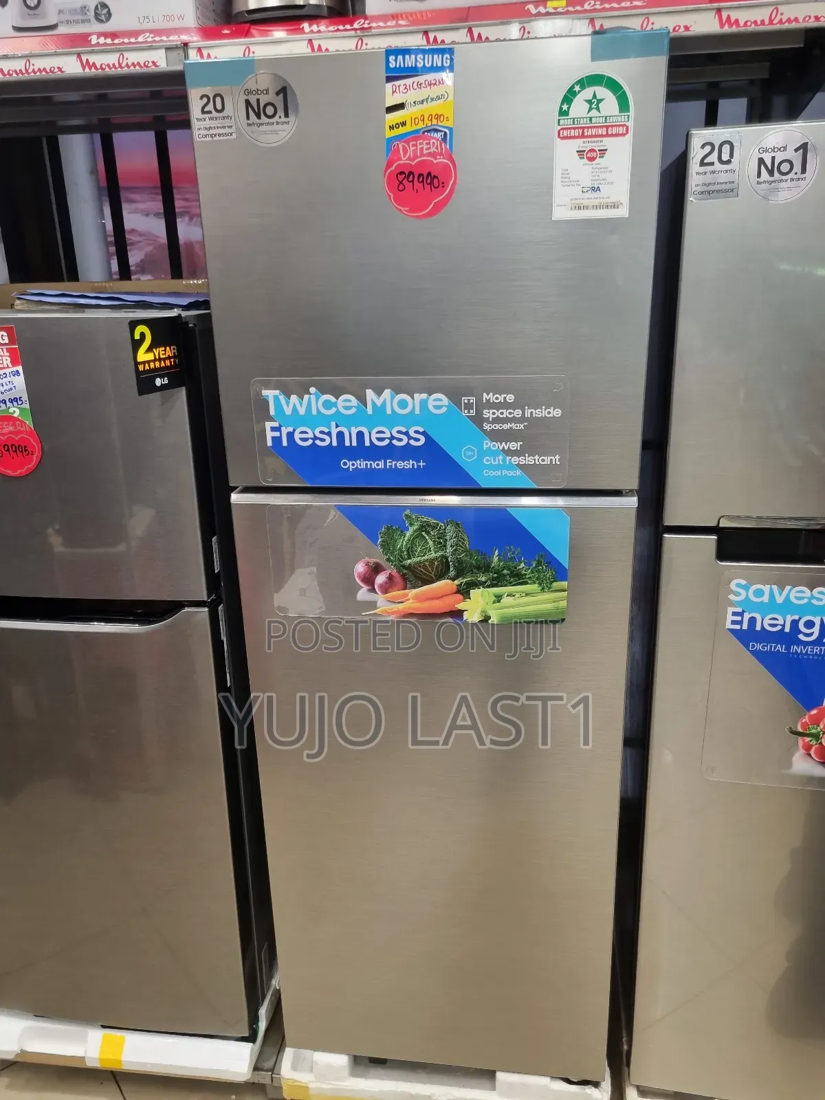 Samsung Rt31cg5421s9 Top Mount Freezer 305l – Silver