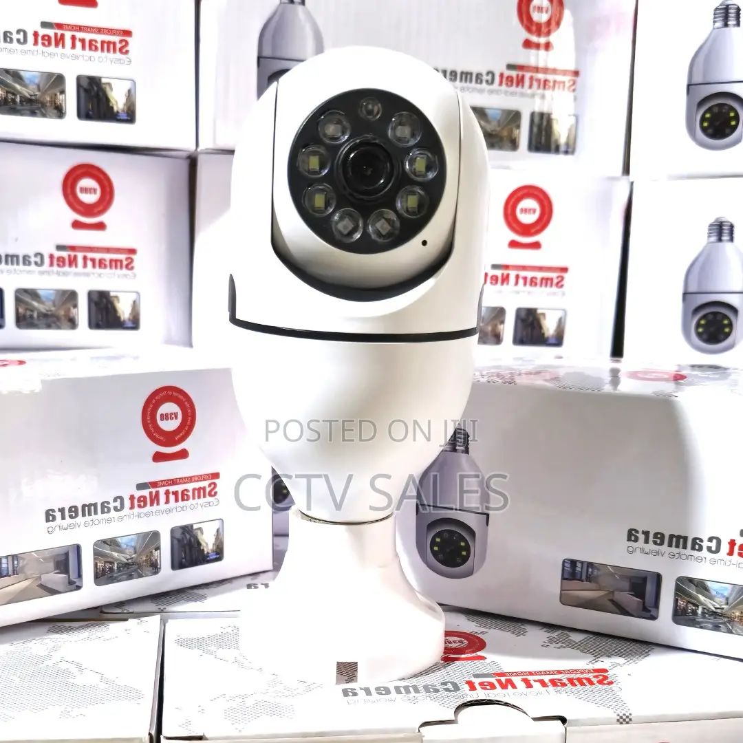V380 360°View CCTV Camera E27 Holder* Bulb PTZ