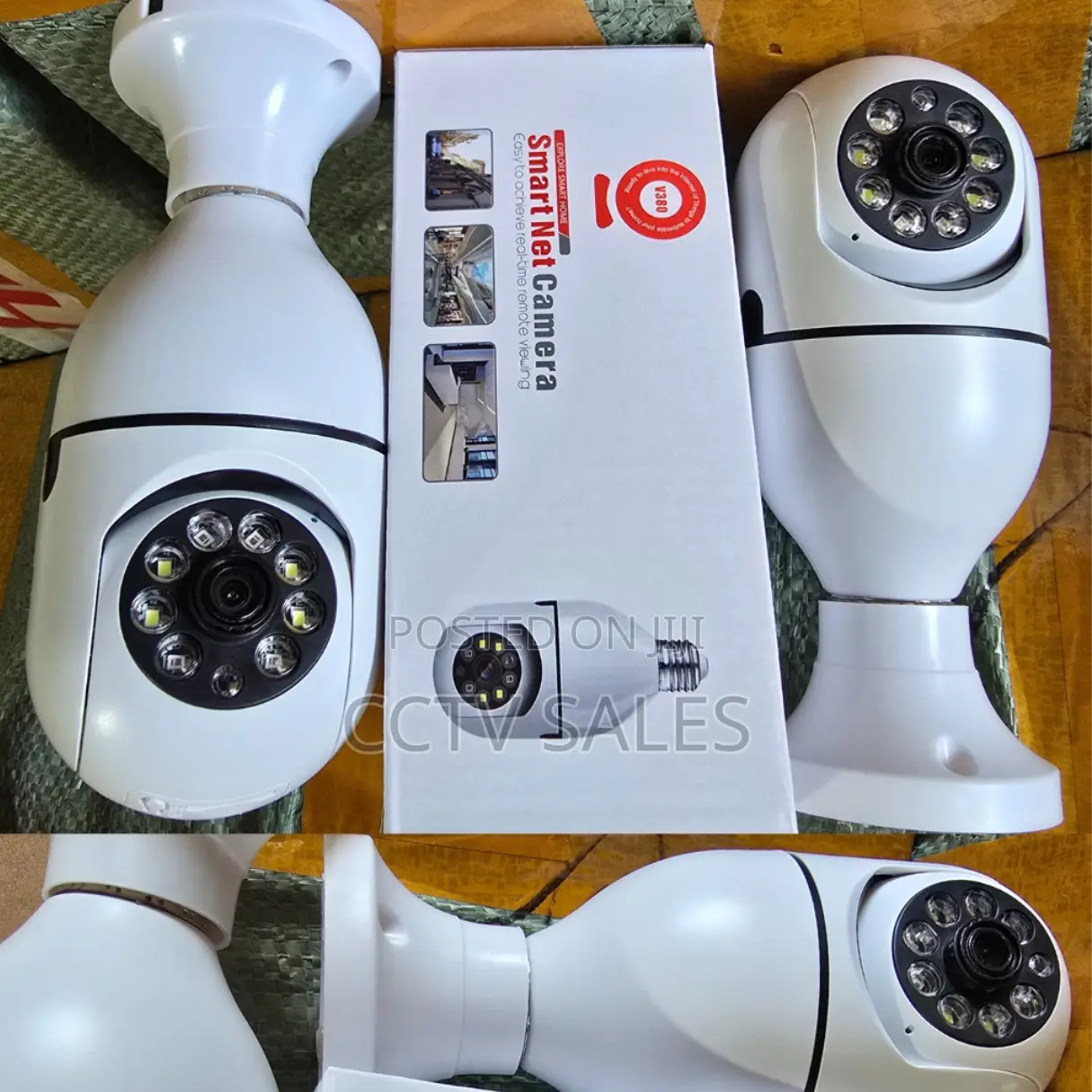 V380 Pro Bulb Surveillance Camera 5g Wifi E27 Wireless