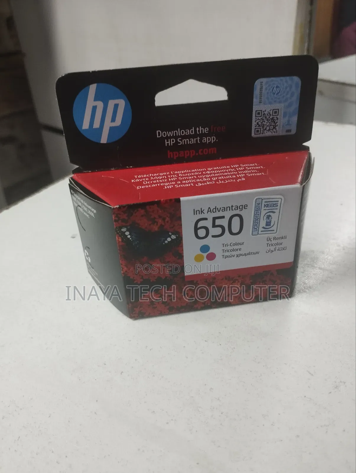 Hp 650 Tri-Color Original Ink Advantage Cartridge
