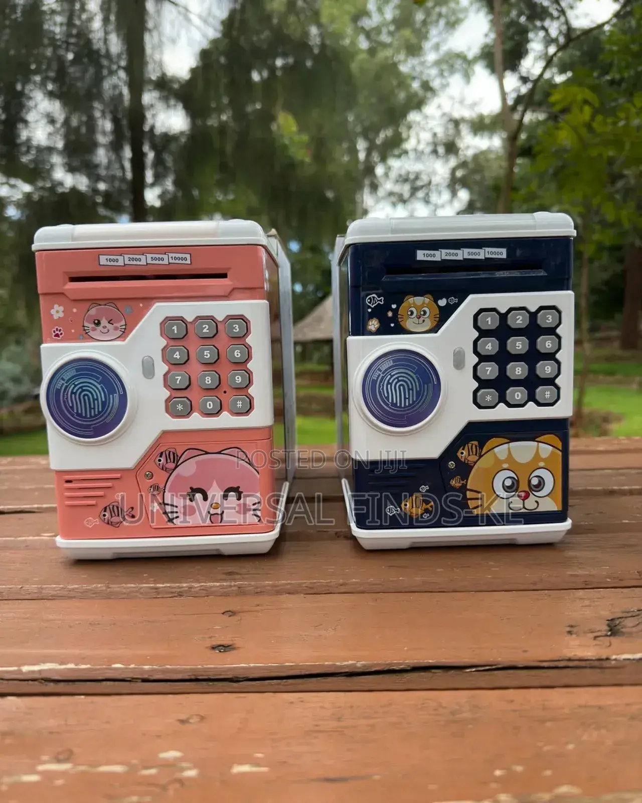Money Piggybank Fingerprint Unlock Atm Saving Banks for Kids