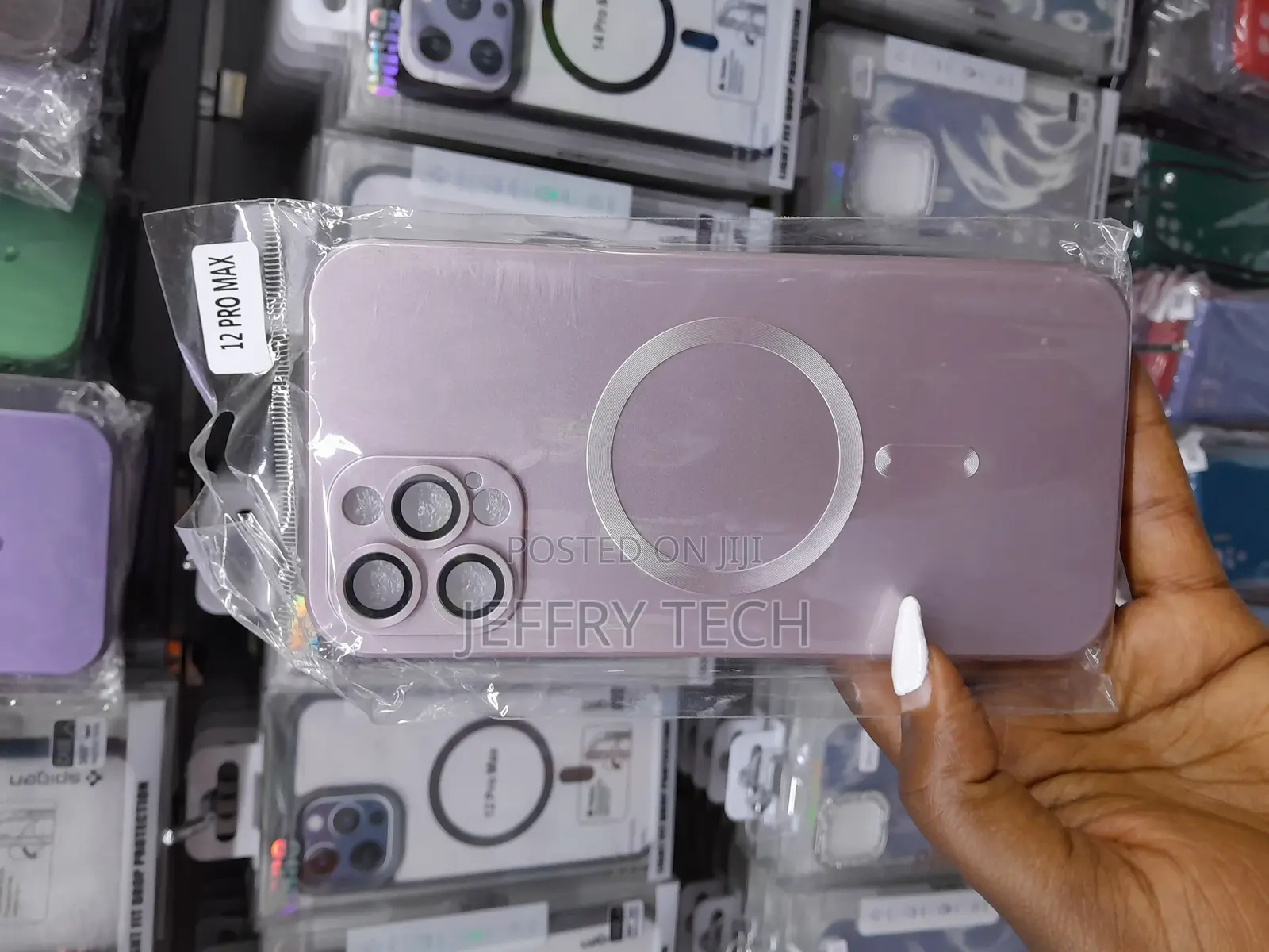 iPhone 12 Pro Max Case Magsafe Military Grade Pink