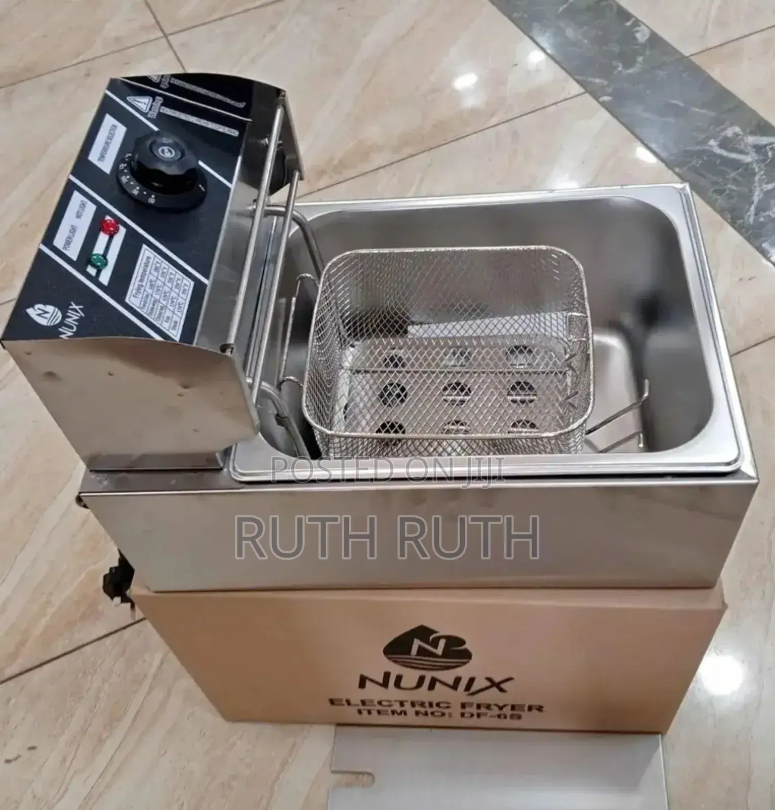 Premium Quality Nunix Single Deep Fryer Machine - 6l-2500w