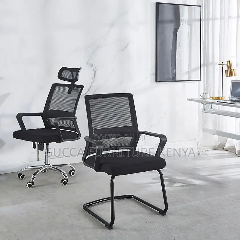 Office Chairs:Swivel Ergonomic Lumber Office High Back Chair