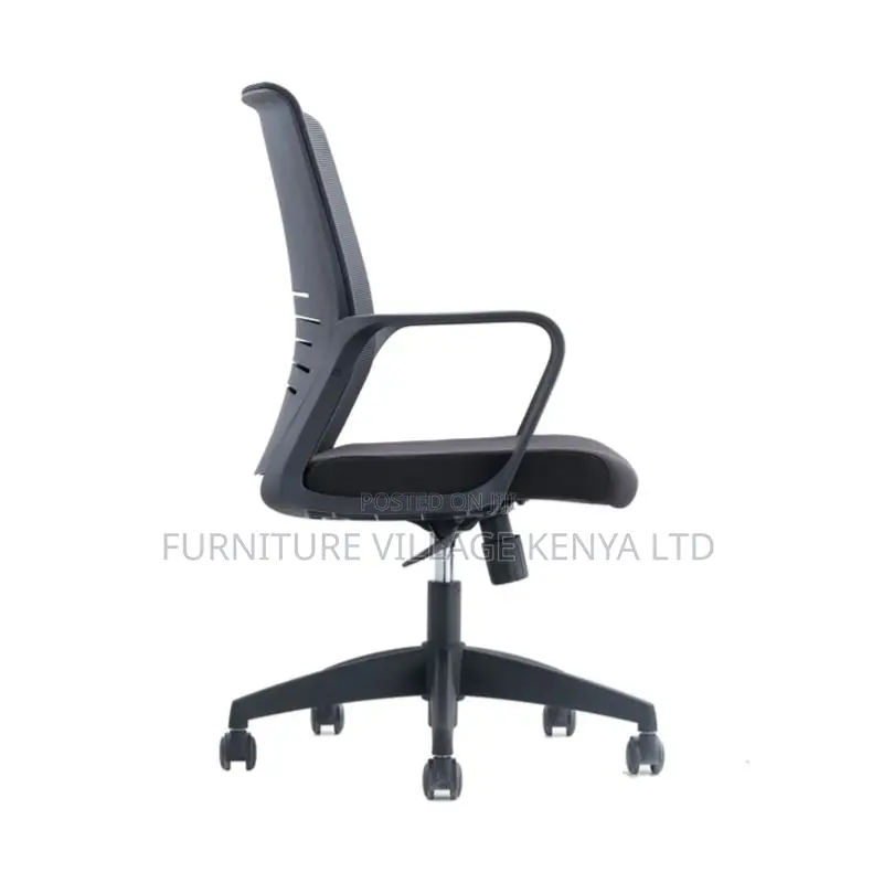 Ergonomic Seat - Upholstered Wheeled Office Desk Chairs