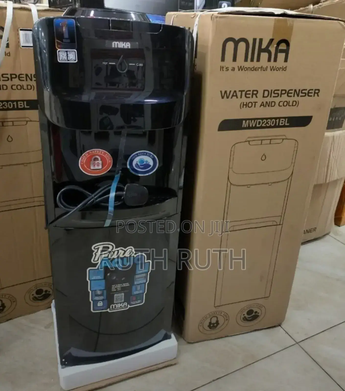 Mika Hot Cold Water Dispenser Mwd2301/Bl
