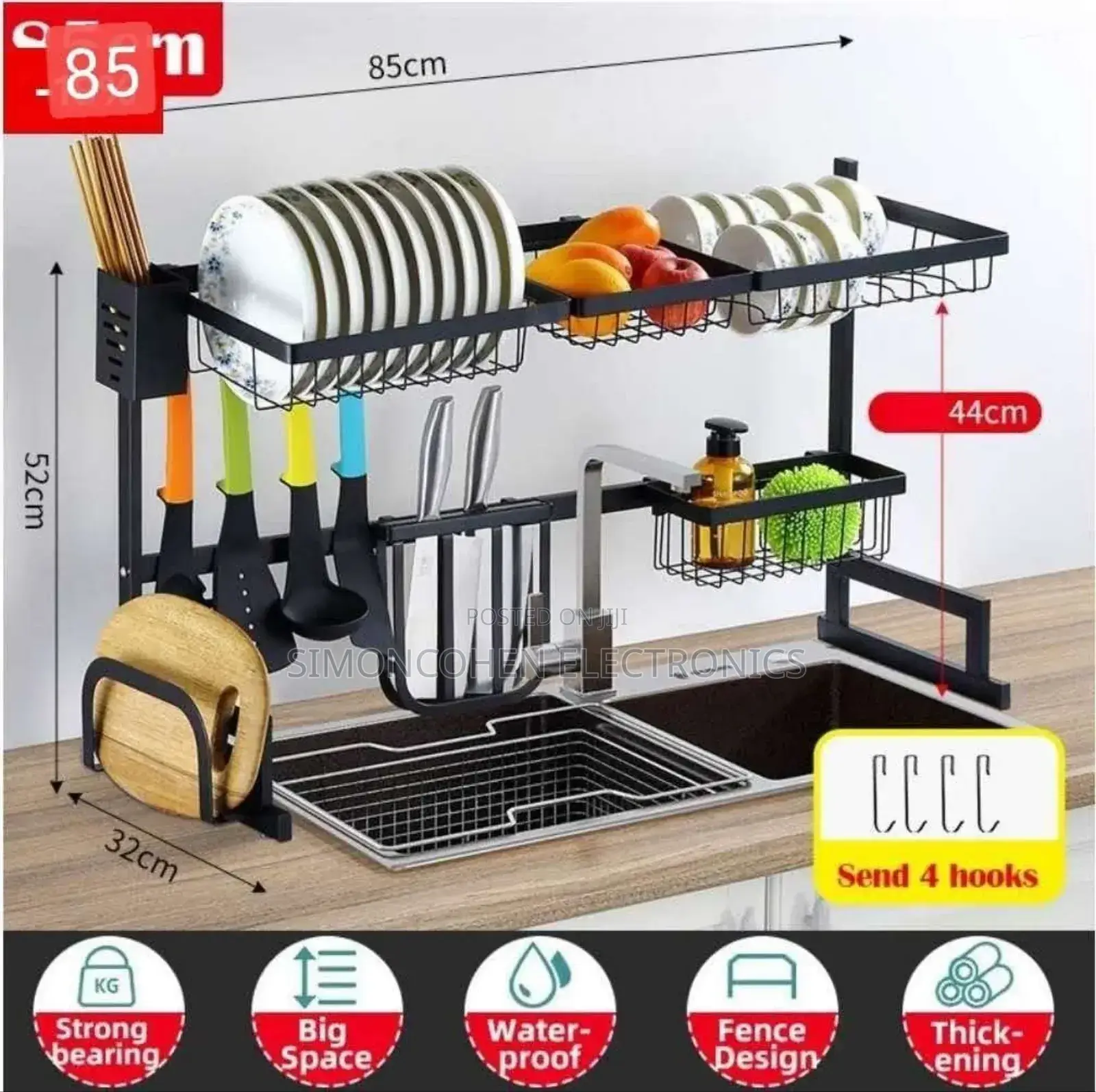 Over The Sink Dish Drainer