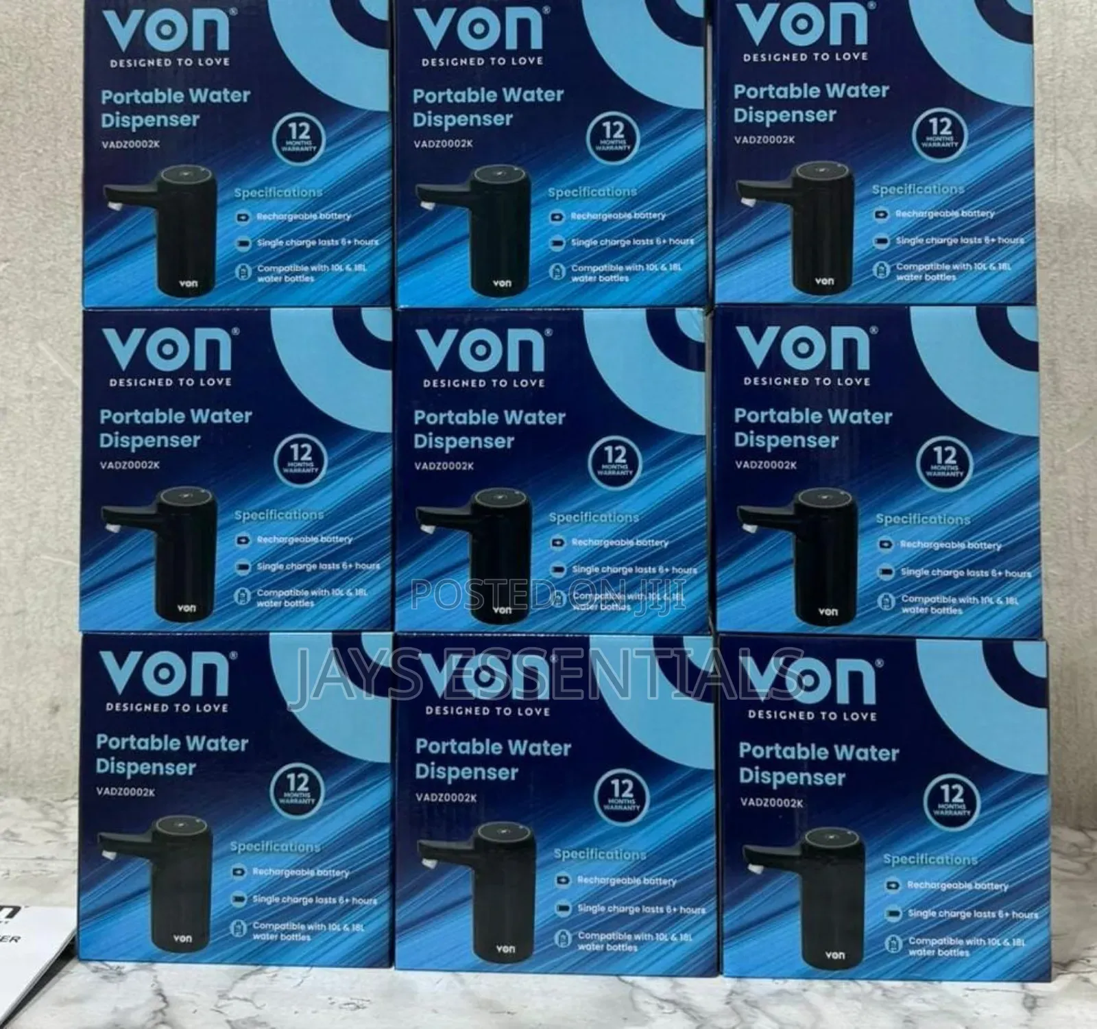 Von Electric Water Dispenser Pump