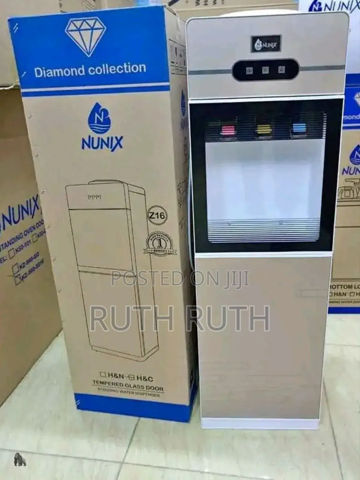 Nunix Z16c Three Tap Hot, Normal and Cold Dispenser