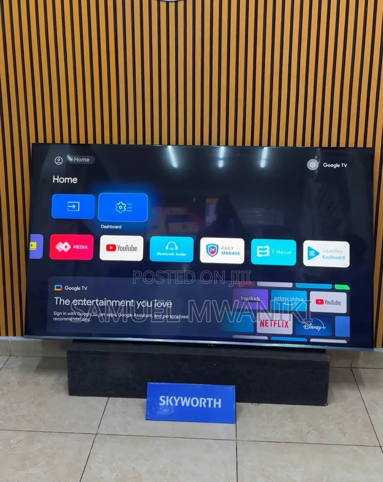 Skyworth 75" Qled Uhd Google Tv Dolby Vision Hdr10+