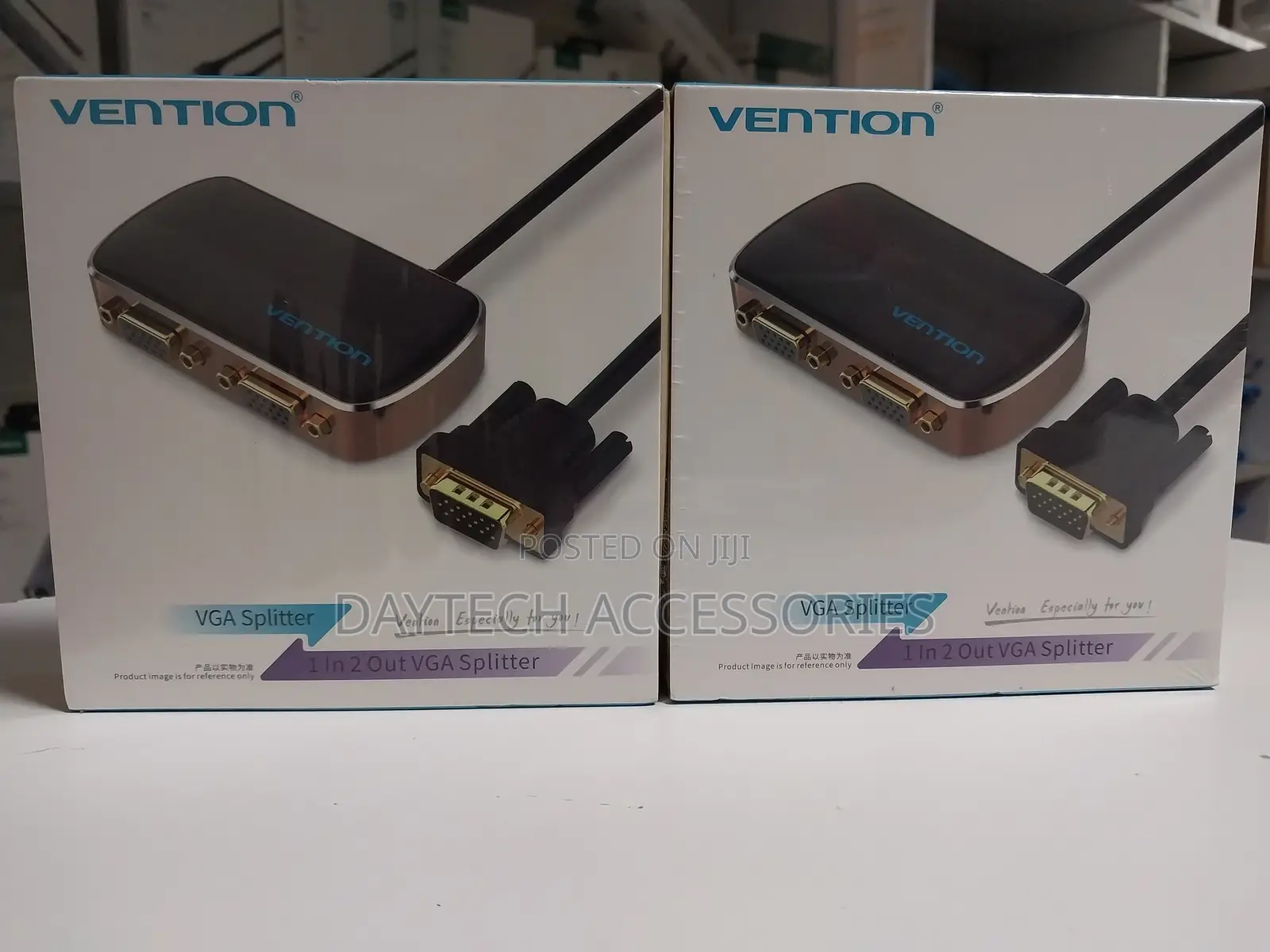 Vention Vga Splitter, 1 in 2 Out Vga Male to 2 Female