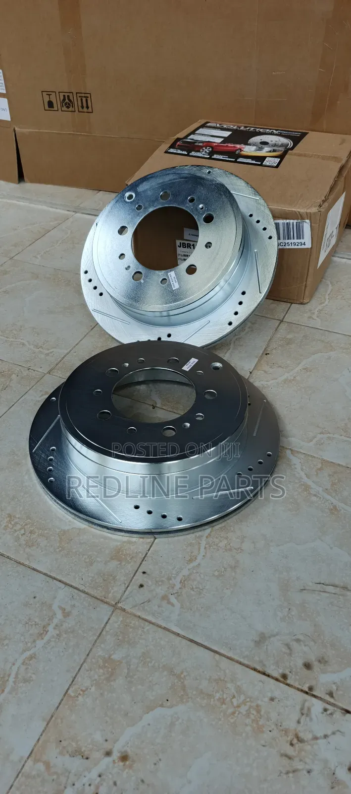 Toyota Landcruiser Lc 200/Lx570 Rear Slot Drilled Rotors