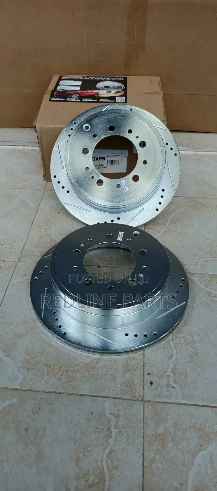 Toyota Landcruiser Lc 200/Lx570 Rear Slot Drilled Rotors