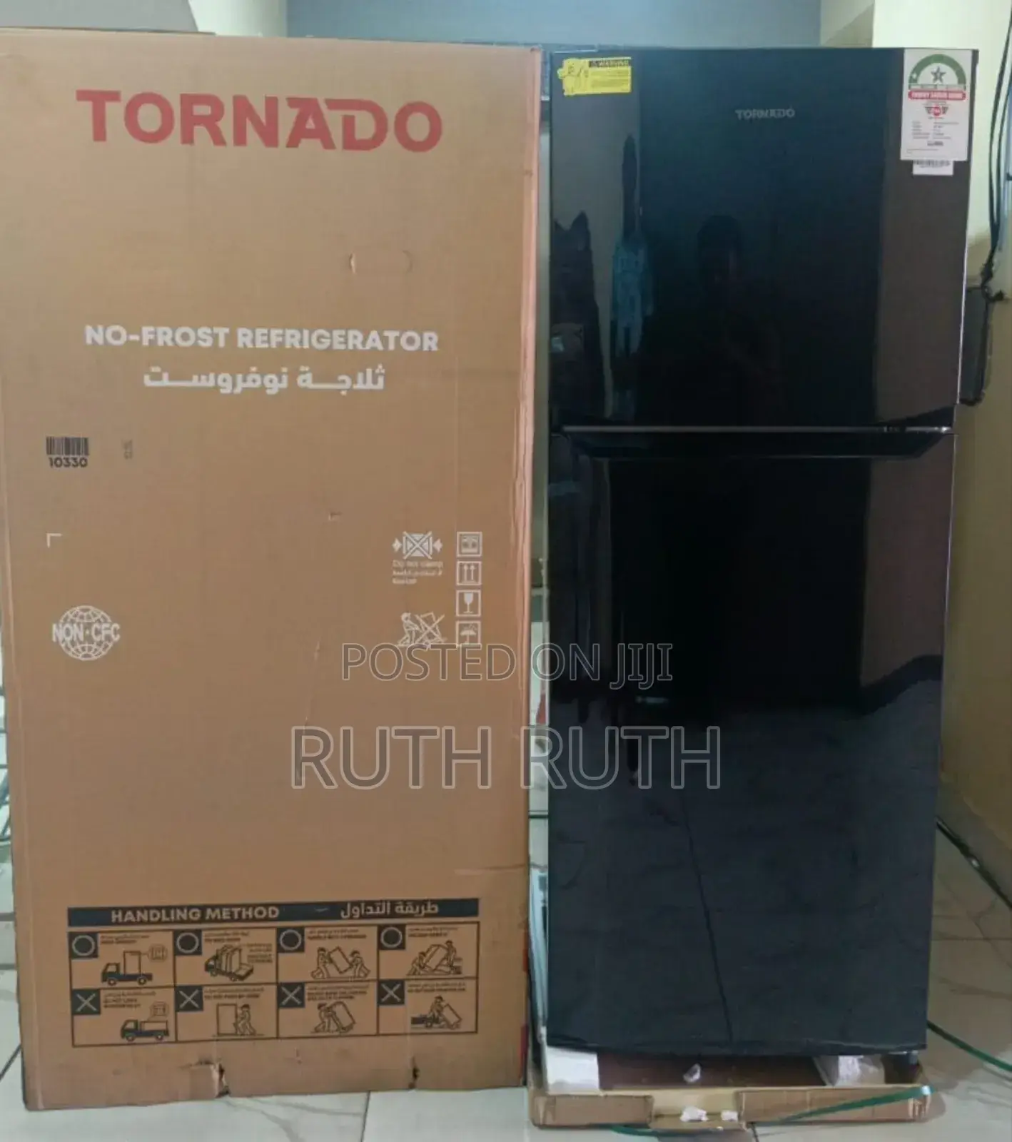 Tornado Fridge 304litres Non Frost