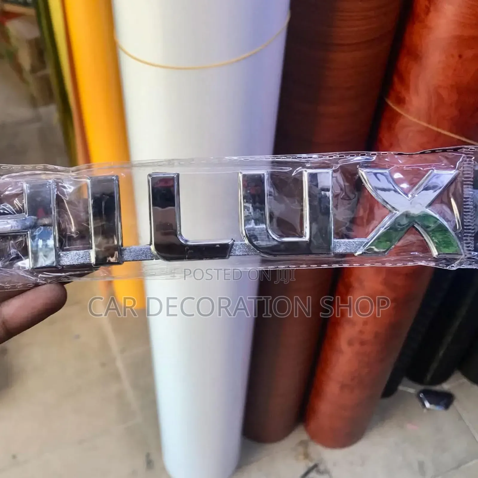 Hilux 3d Chrome Letter Decal Badge