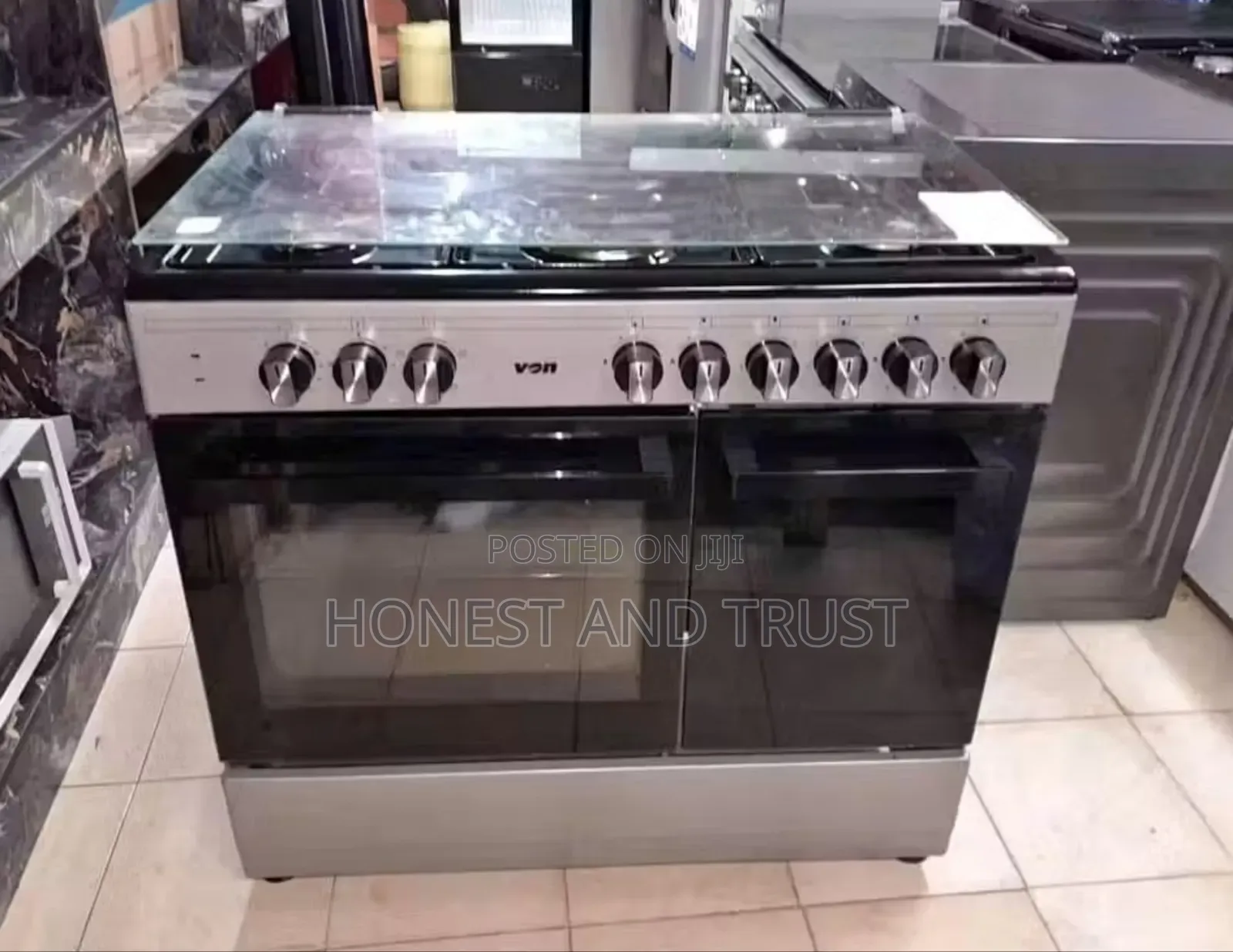 60×90 Standing Cooker(4gas+2 Rapid Hot Plate)