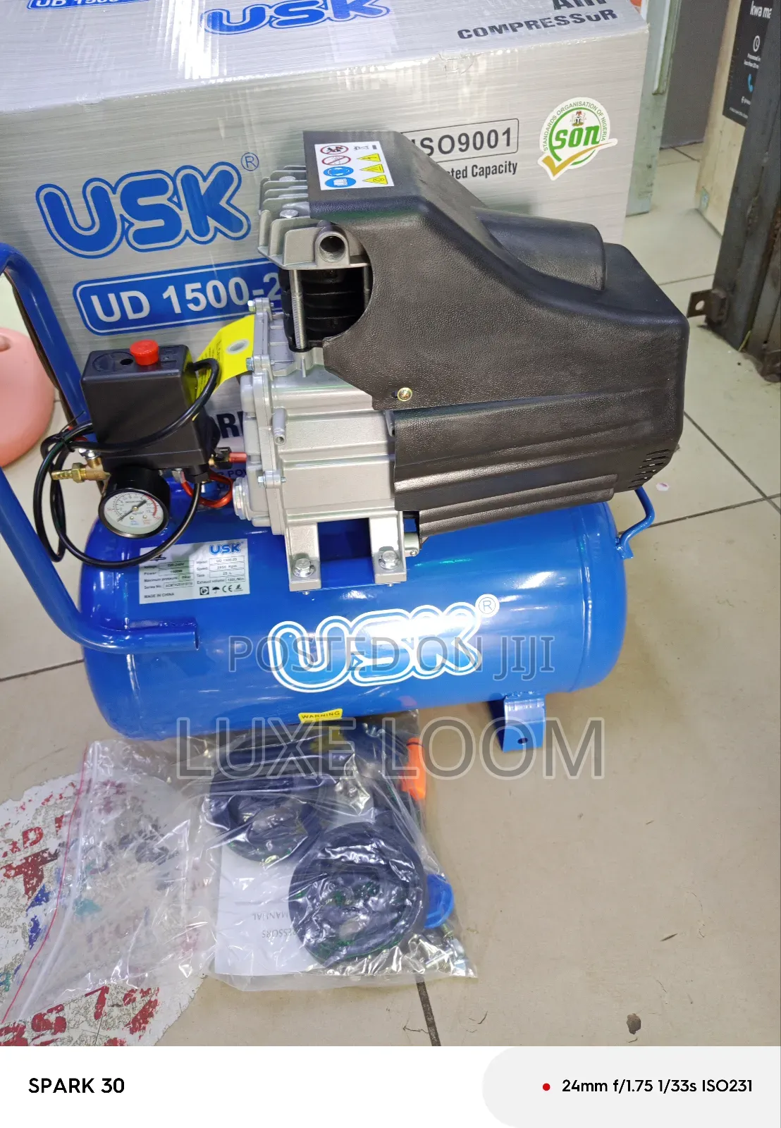 Usk Air Compressor Machine 25liters