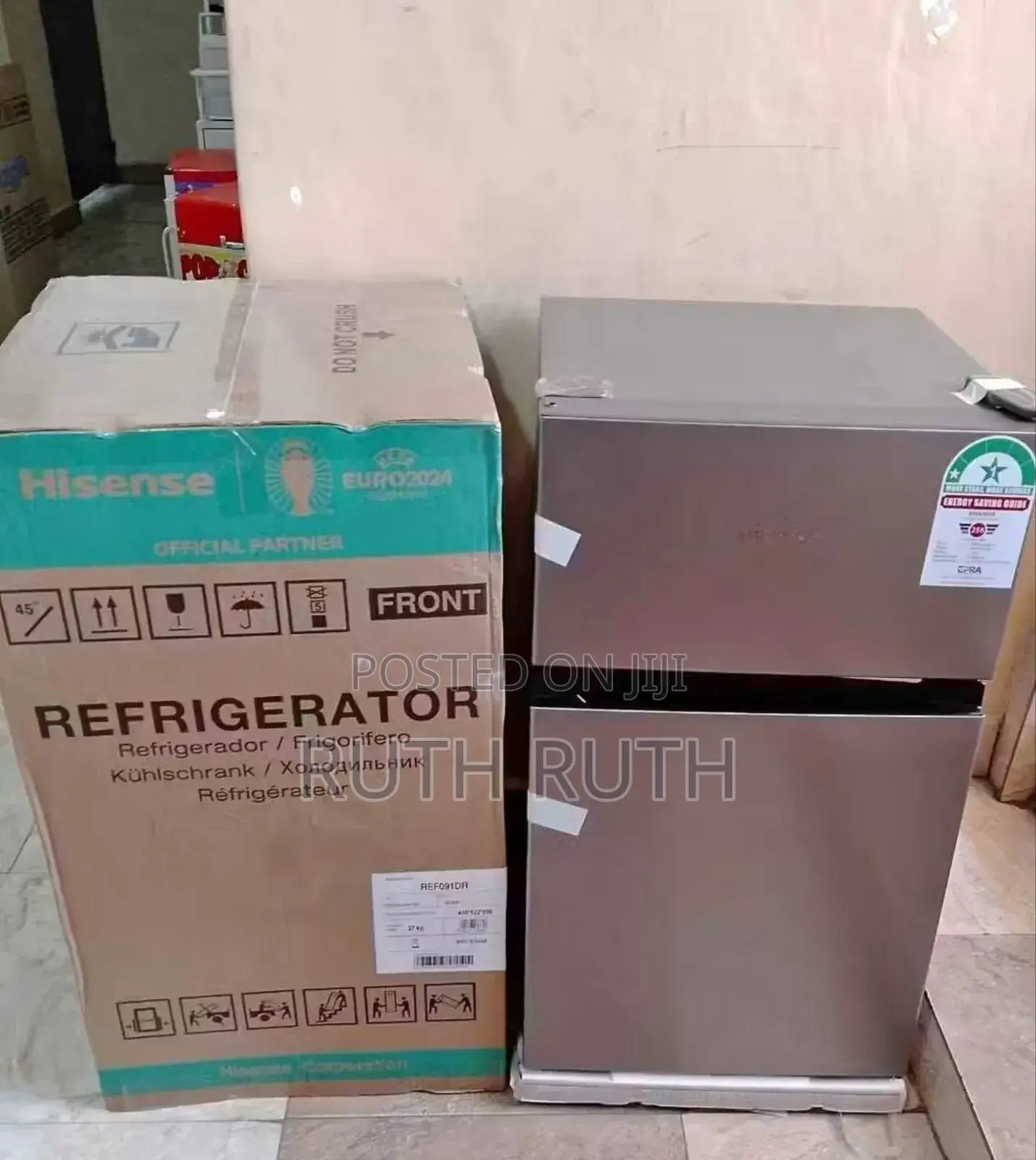 Hisense 91 Liters Ref091dr Double Door Fridge(91 Ltrs)
