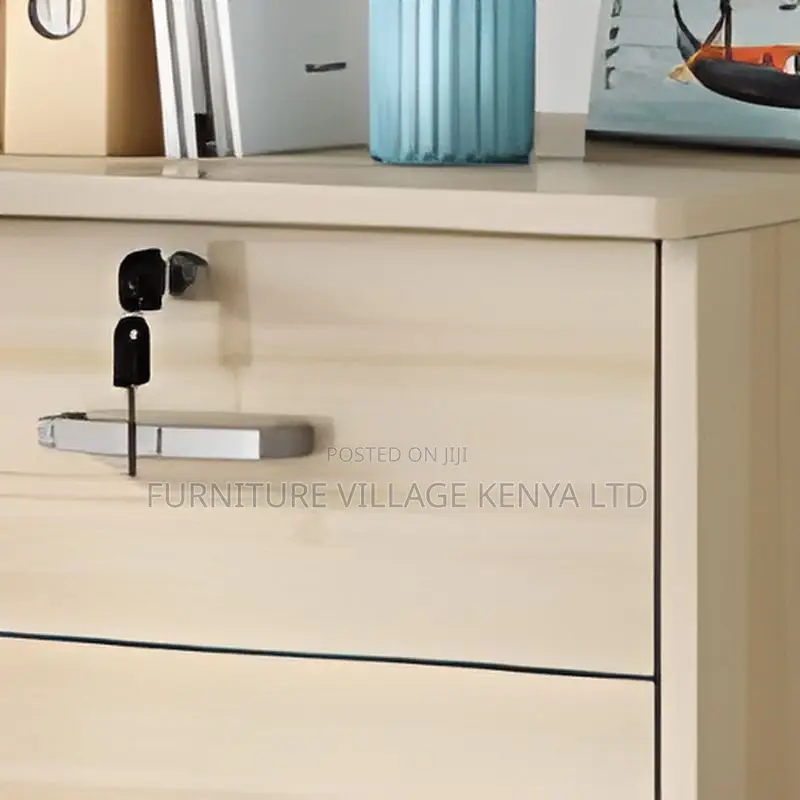Office Storage Unit With Caster Wheels, Drawers