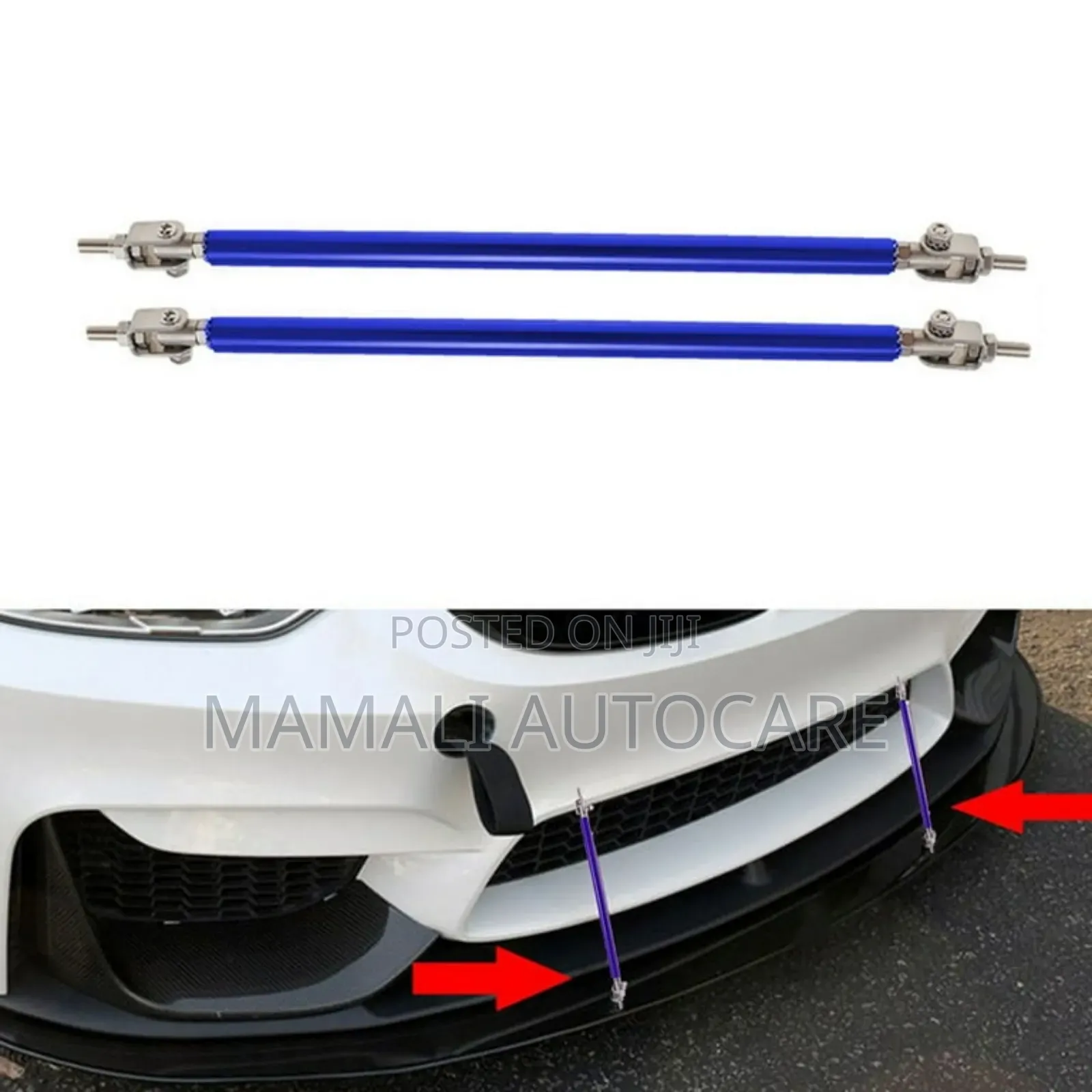 Heavy-Duty 20cm Bumper Lip Rods – Secure, Stable Sporty